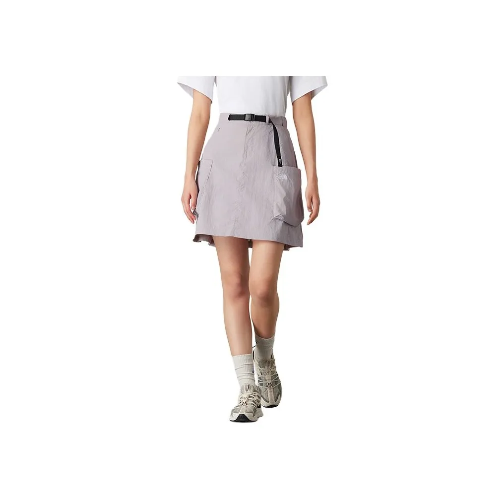 THE NORTH FACE Urban Exploration SS25 Повседневные короткие юбки Женские Лунный свет Серый