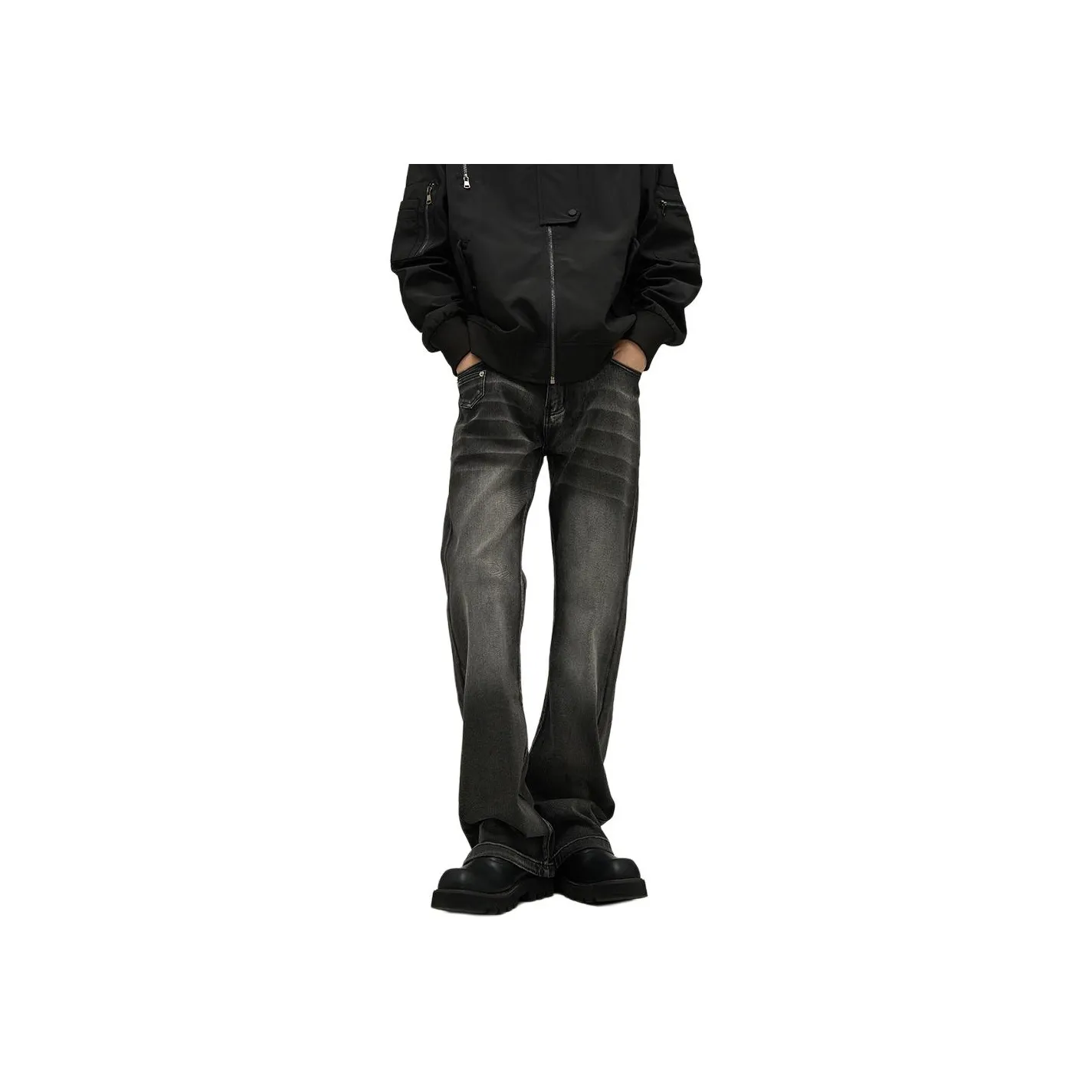 Белый медведь Буткат Похудение Эластичный Джинсы Унисекс