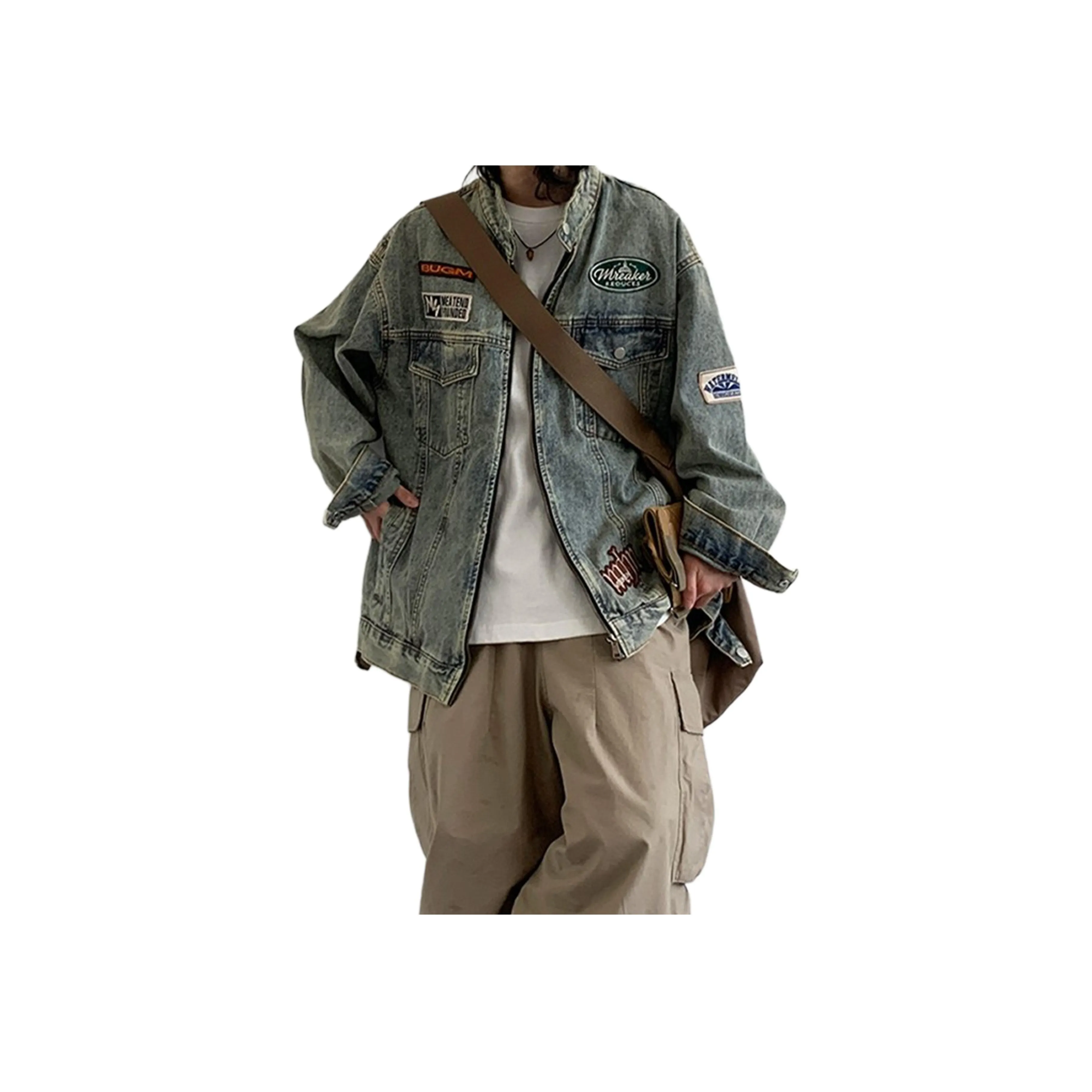 COMOWA Синий Унисекс Джинсовые куртки