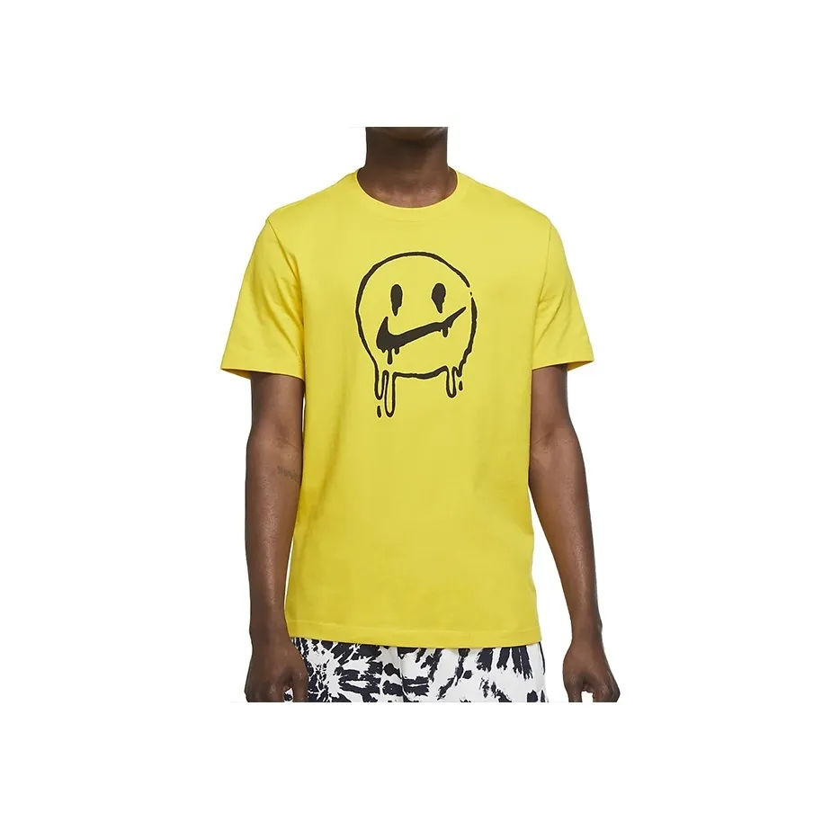 Nike T Shirts Men's Yellow