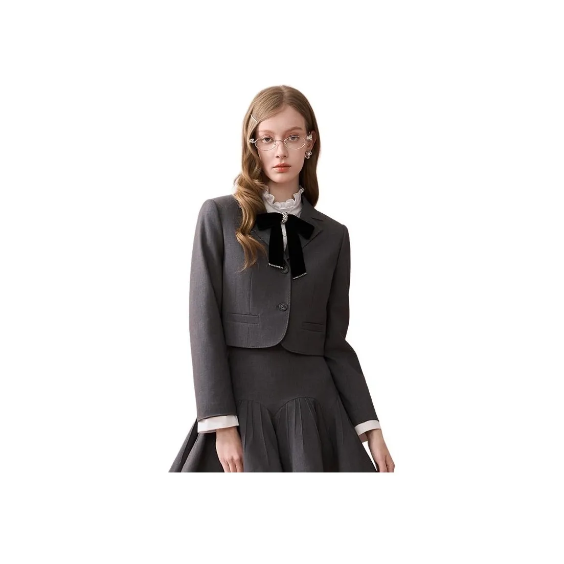 AIVEI Темно-серый Женские Деловые Костюмы