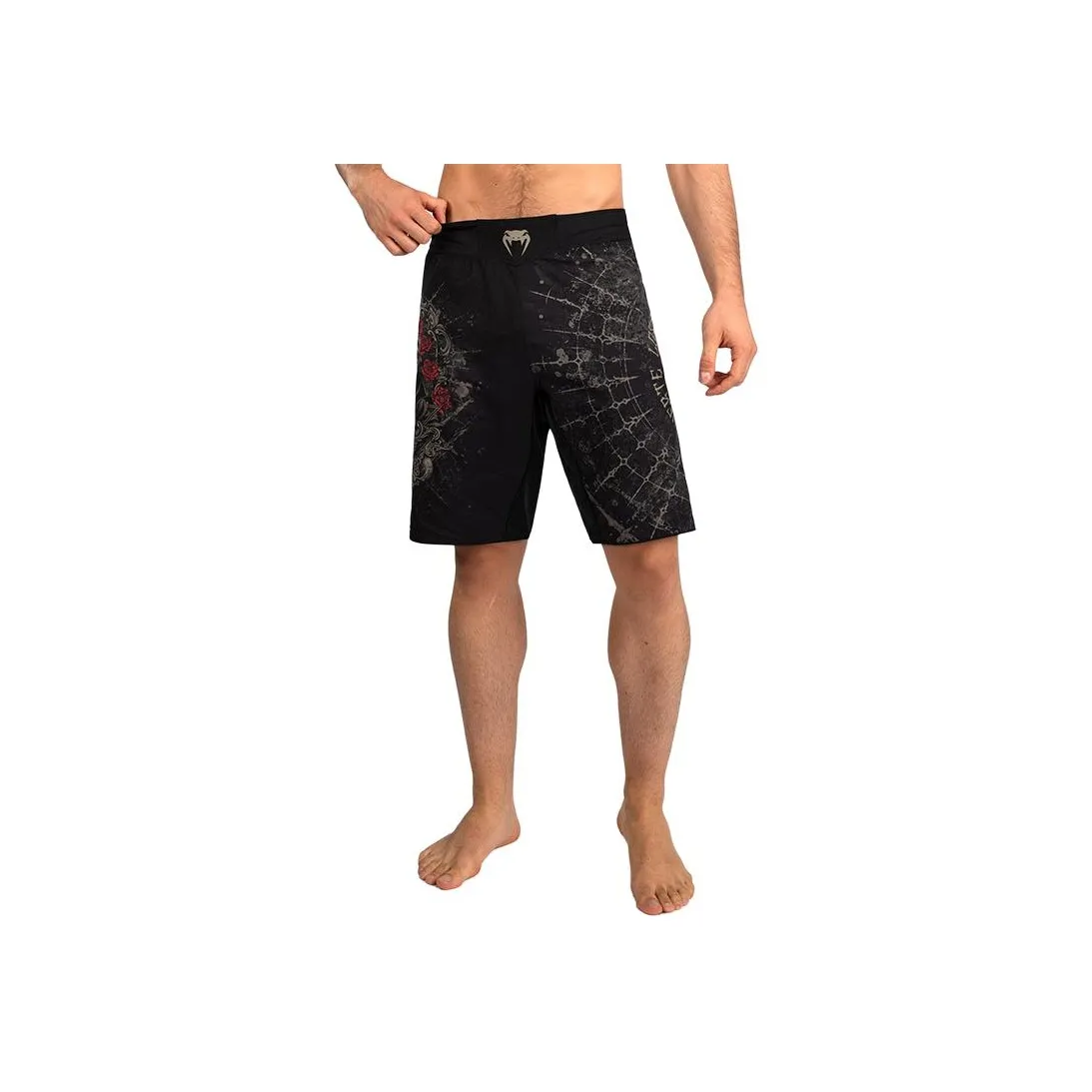 VENUM Santa Muerte Sports Shorts Men's Pitch Black/Gold