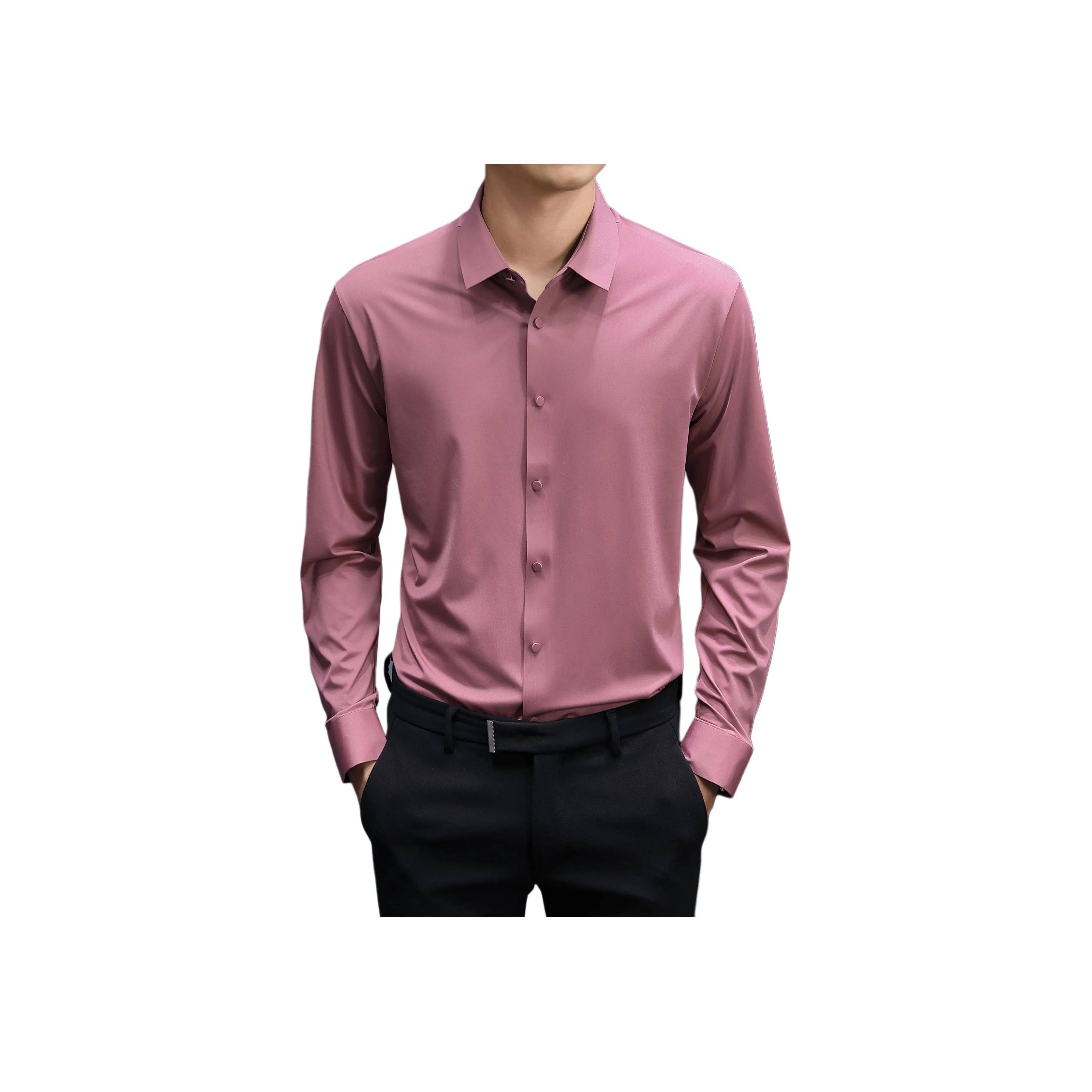 PERDONTOO Рубашка с длинным рукавом мужская