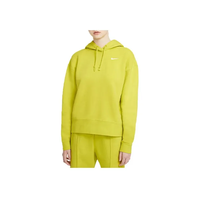 Nike Толстовка Женская Неоново-Желтая