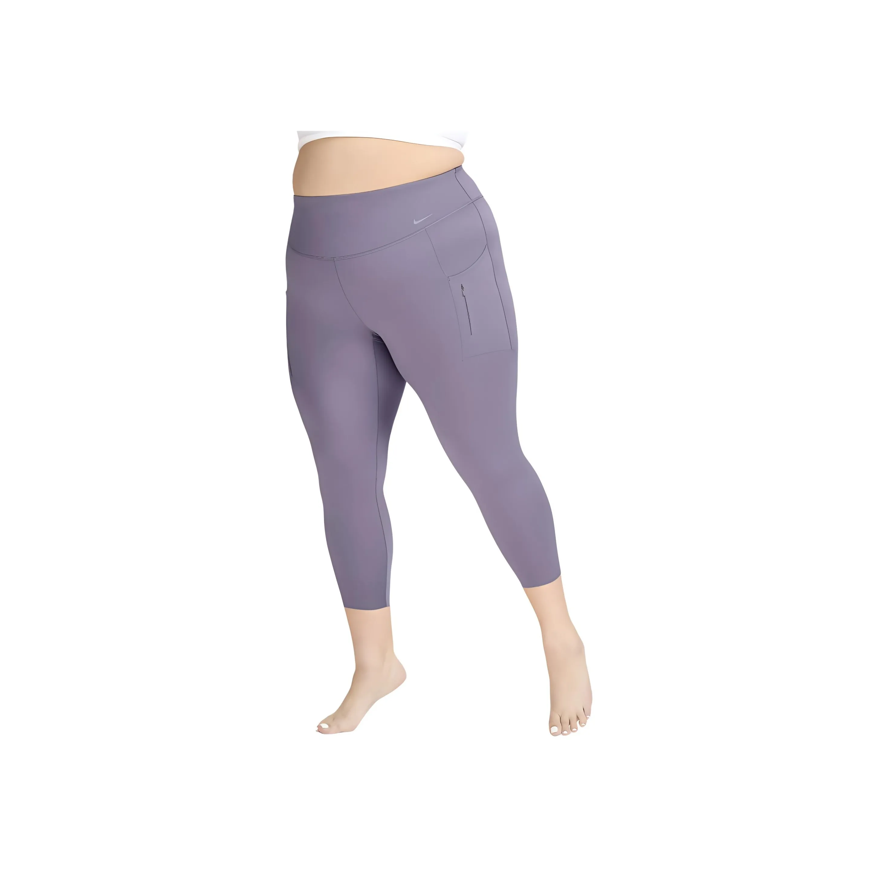 Nike Go Women's Firm-Support High-Waisted 7/8 Leggings With Pockets Plus Size