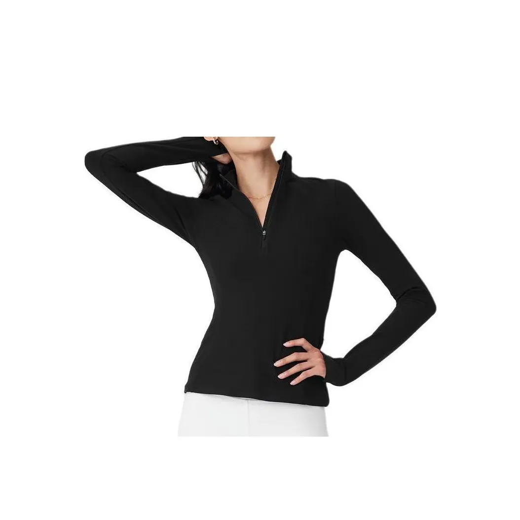 Alo Yoga Стандартная Длинная Рубашка с Длинными Рукавами Женская