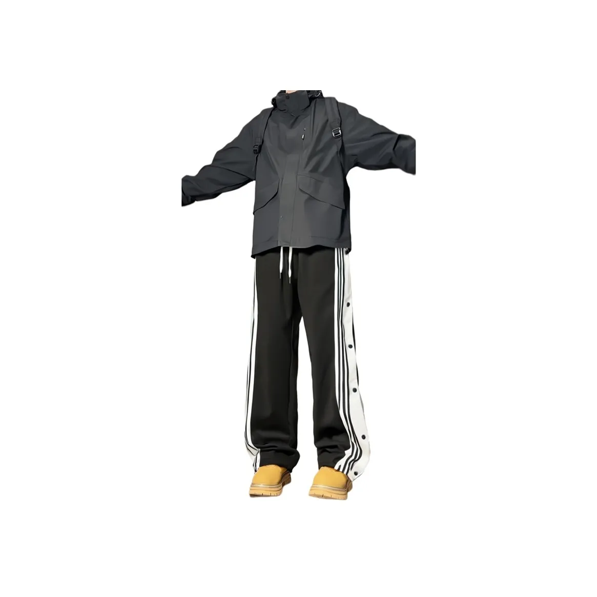 Universal Templates Casual Pants Unisex Black