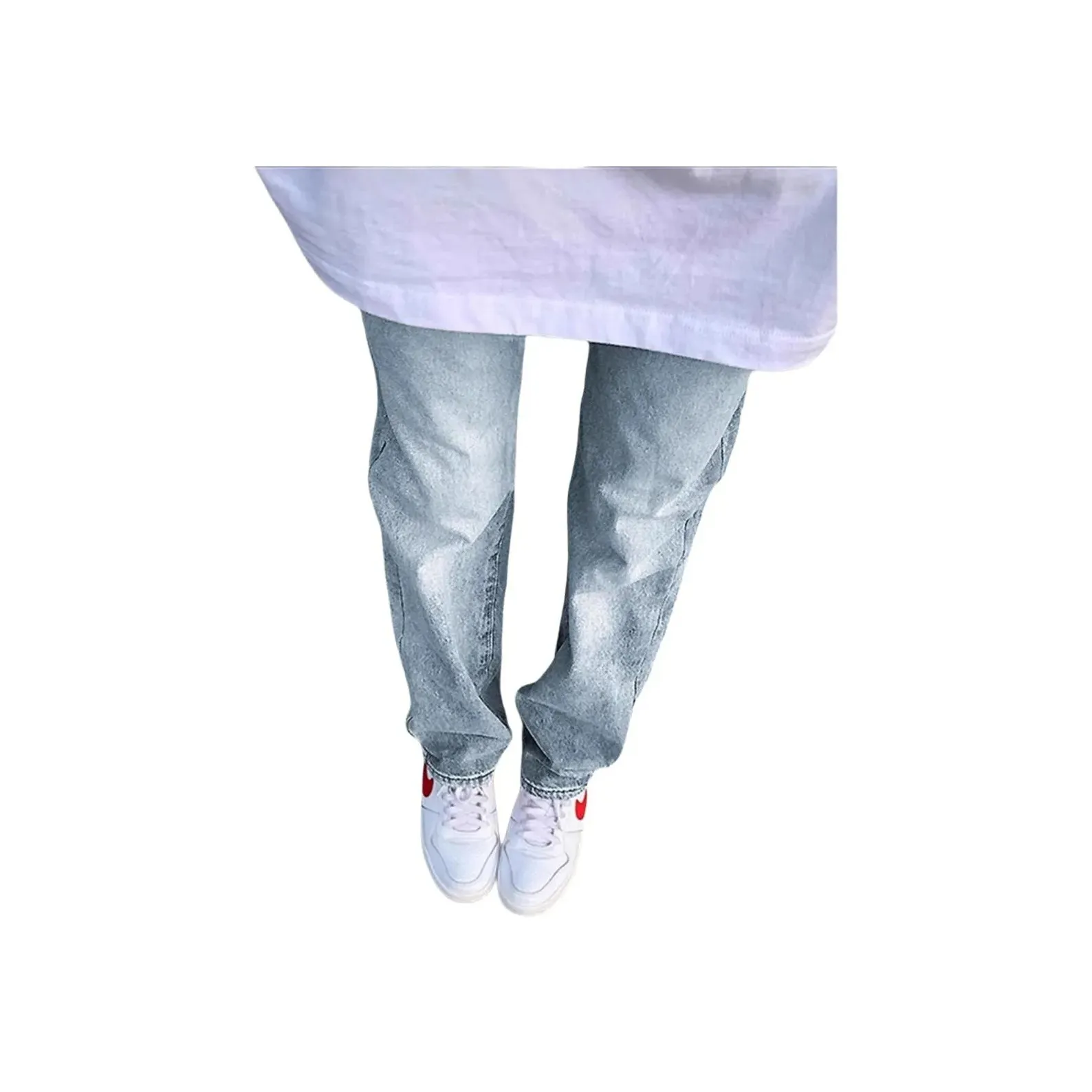 27DESHENGHUO Унисекс Джинсы