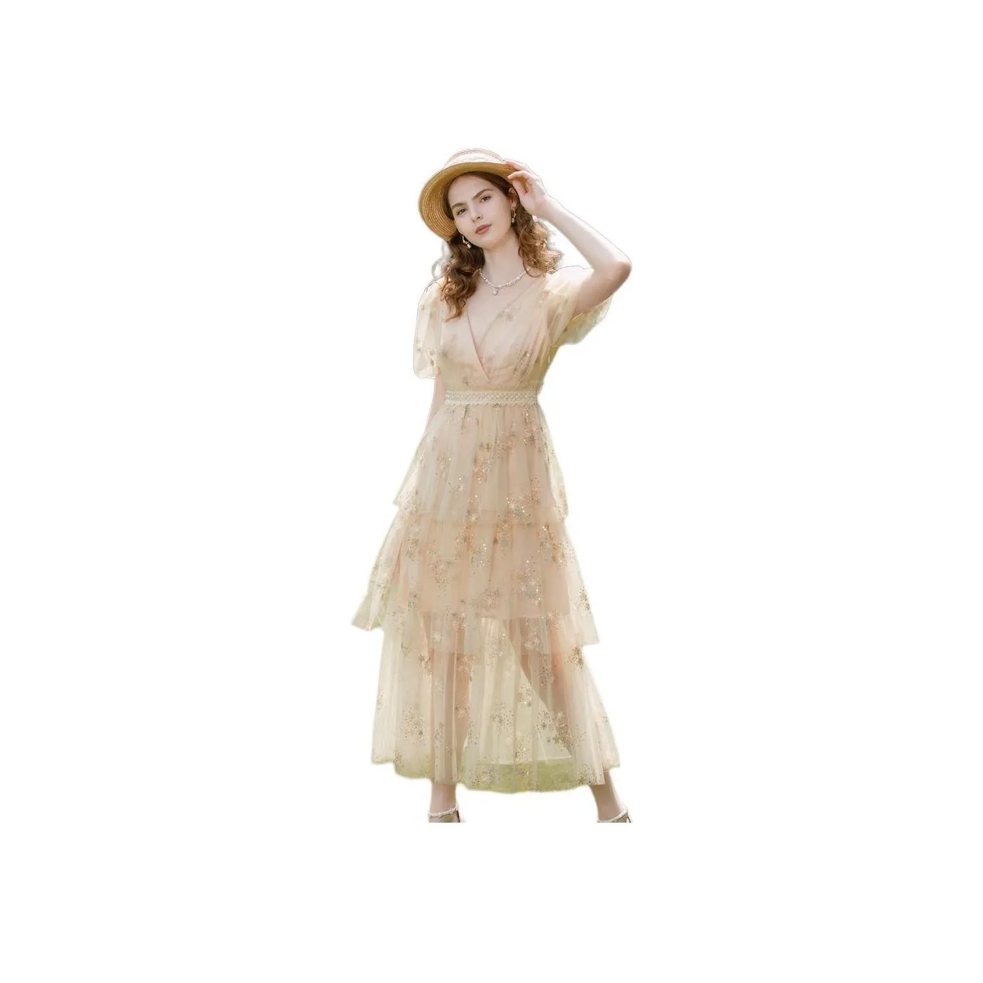 JORYAweekend Short Sleeved Dress Women's Rose Pink Red
