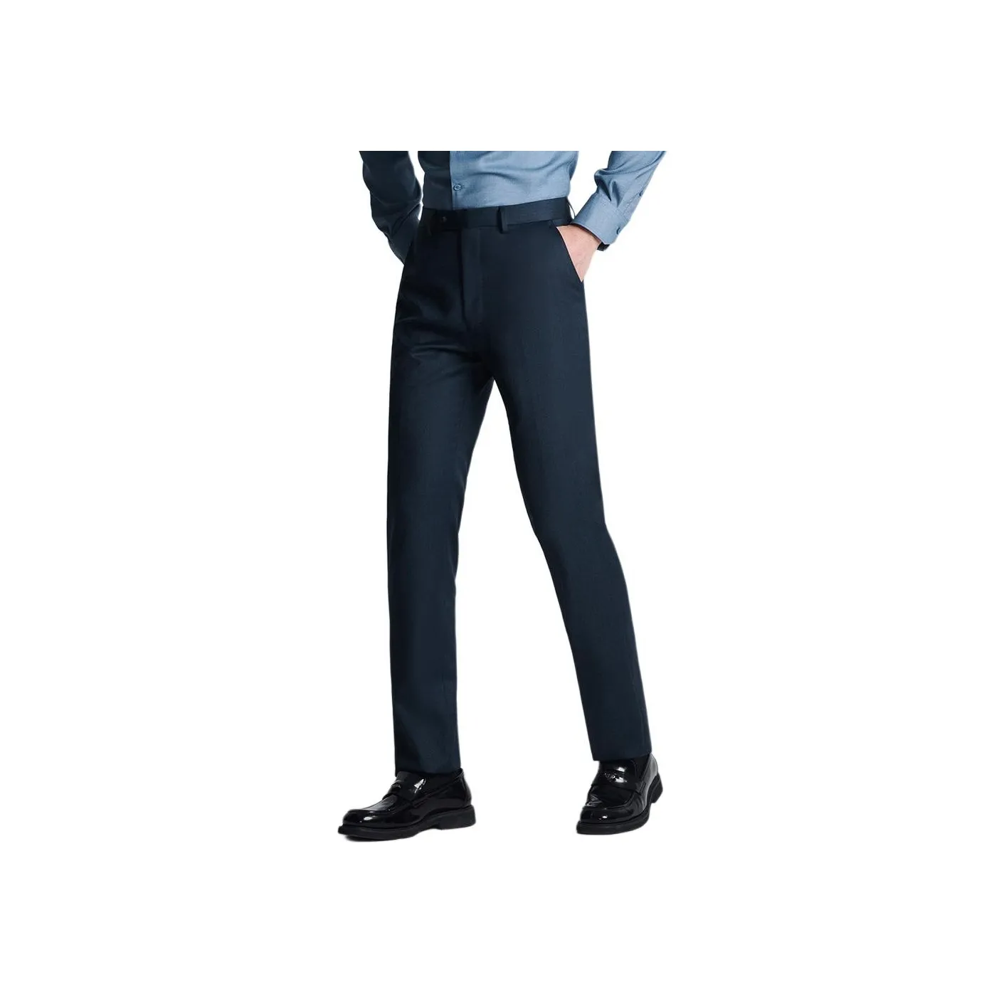 SAINT ANGELO Suit Trouser Men's Denim Blue