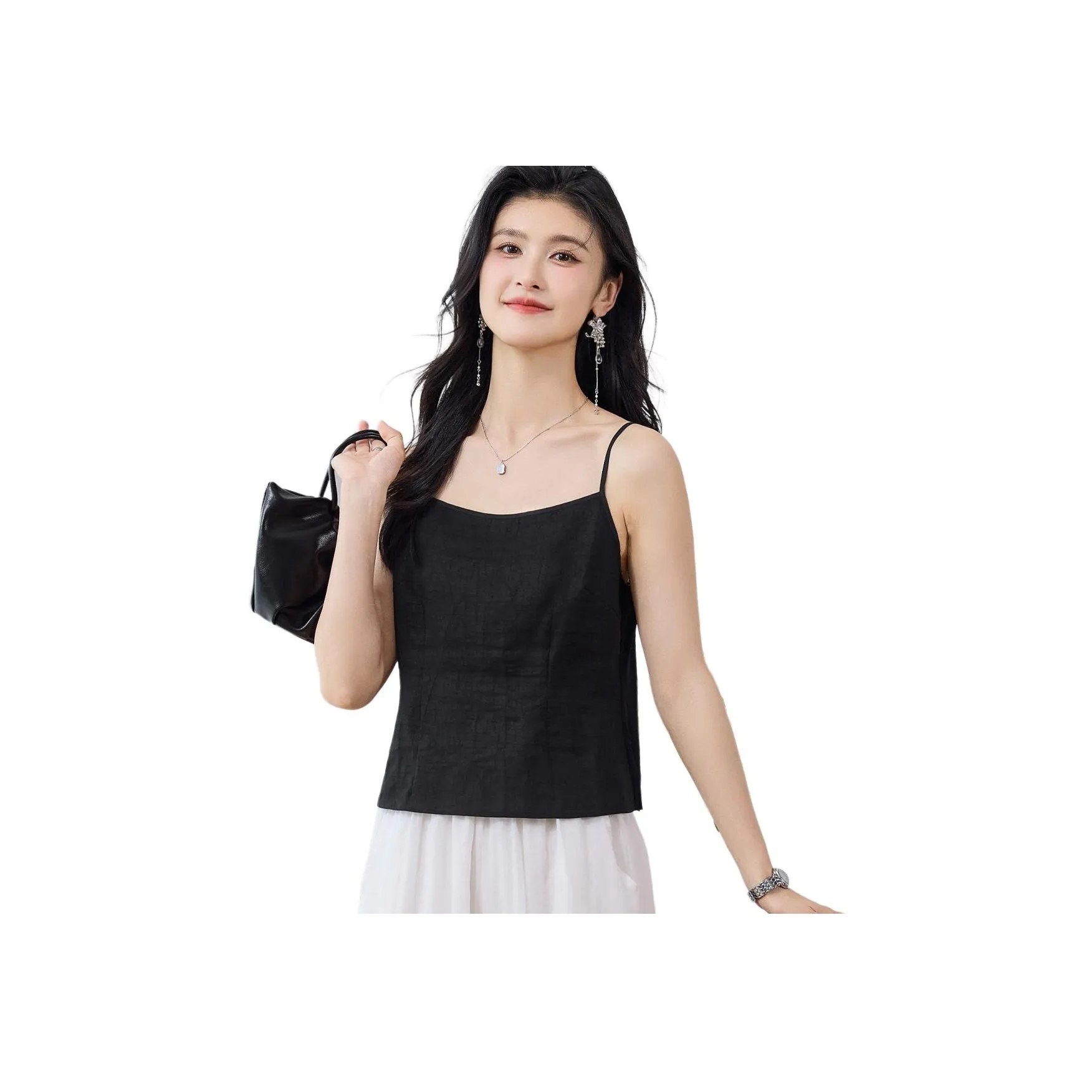 JINJU Черные Женские Топы