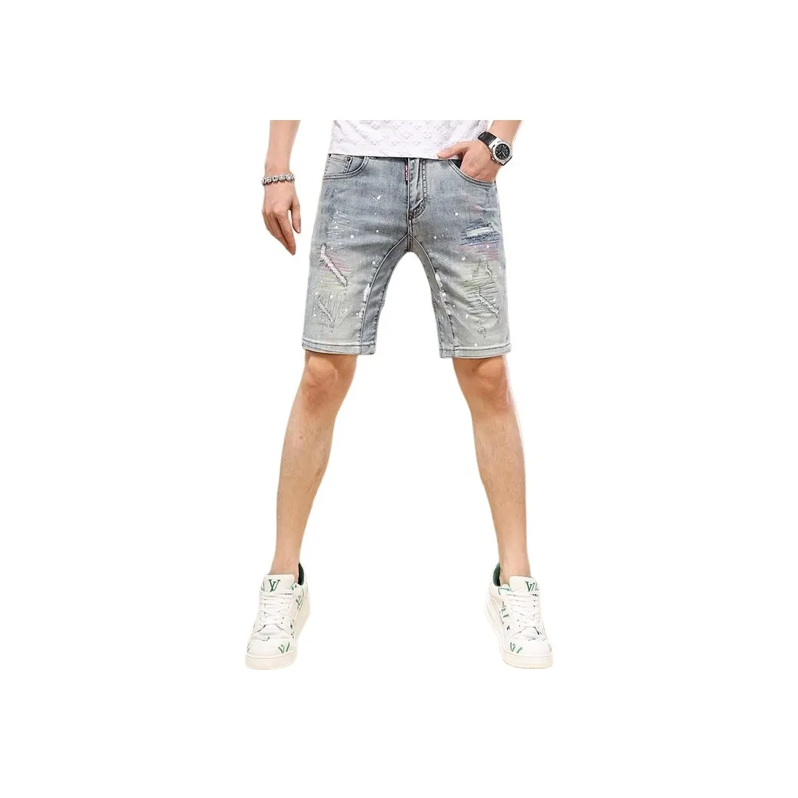 JIKENDI Брюки длиной до колена (размер длины) Мужские