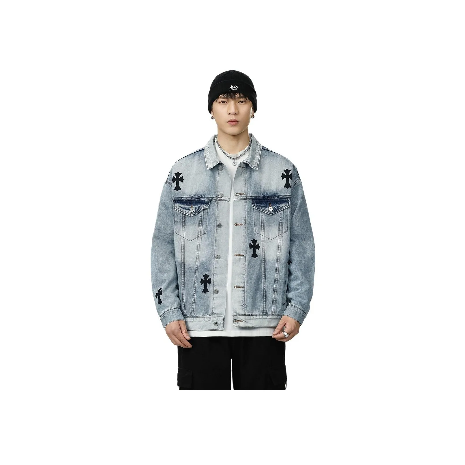 HIPANDA Blue Men's Jackets