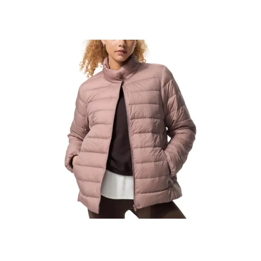 UNIQLO Куртки и Пальто Женские Розовые