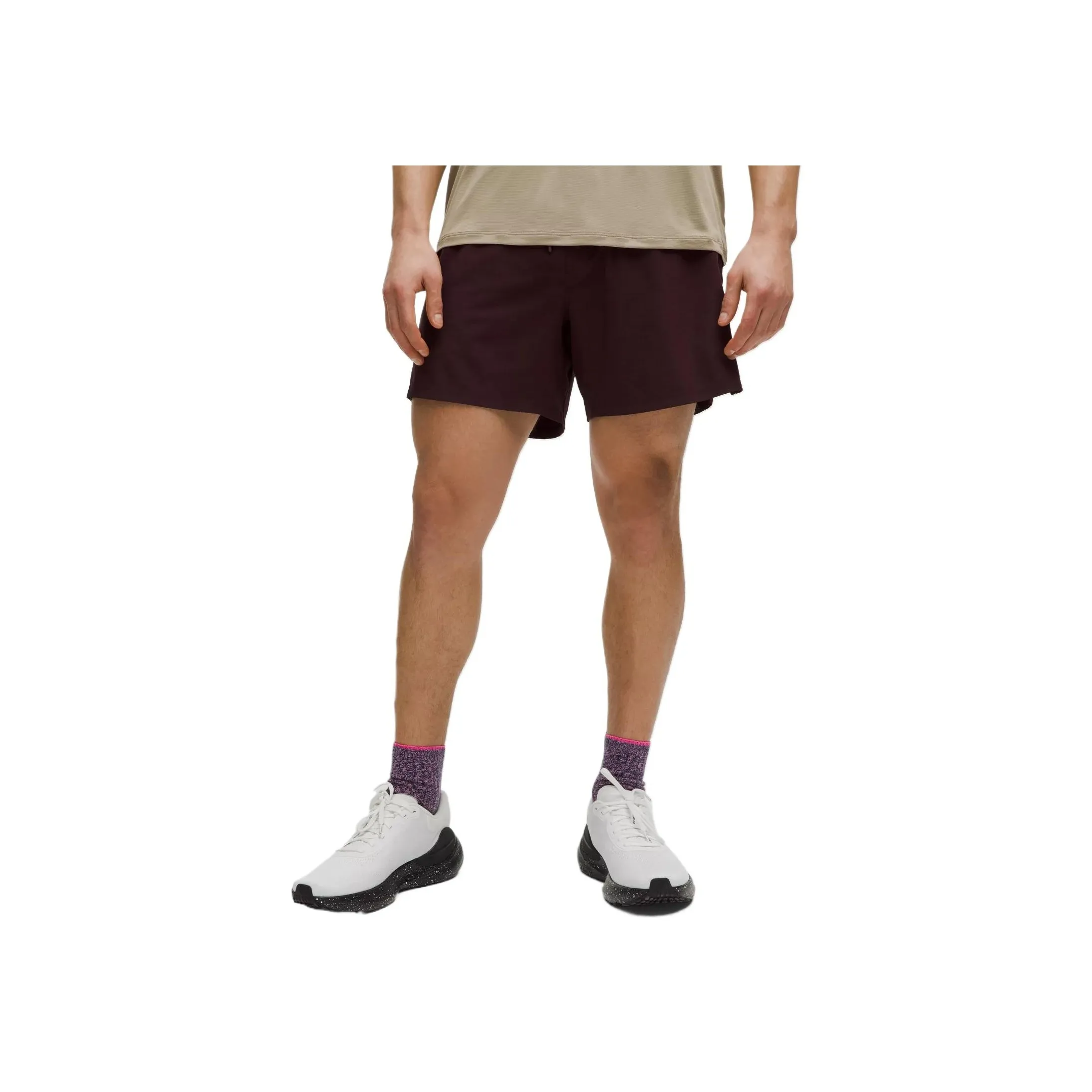 Lululemon Mile Maker Run Crew Ripstop Lined Short Casual Shorts 6' Men's