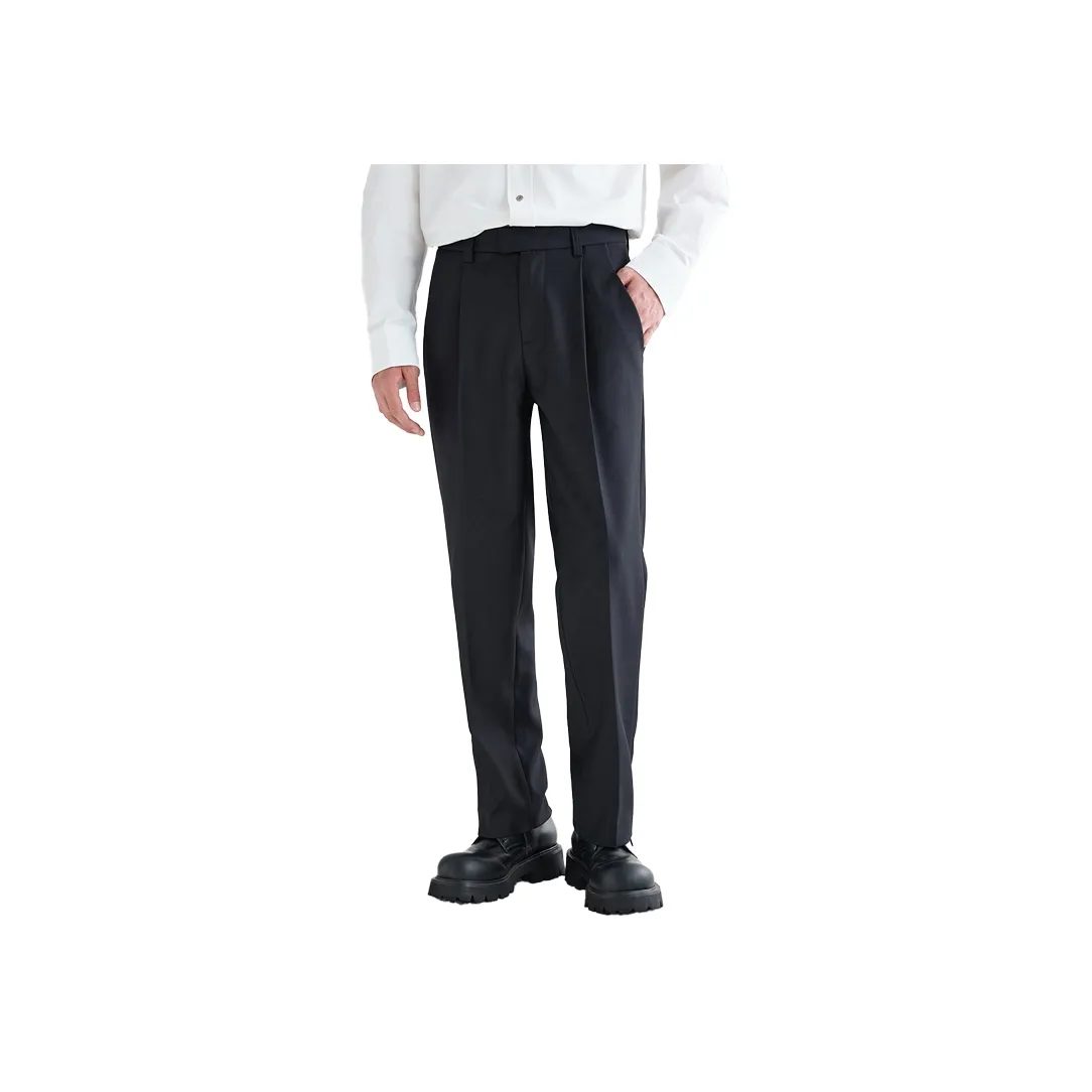 A.B.X Seasonal Wide Leg Opening Stackable Spring And Fall Casual Pants Men's
