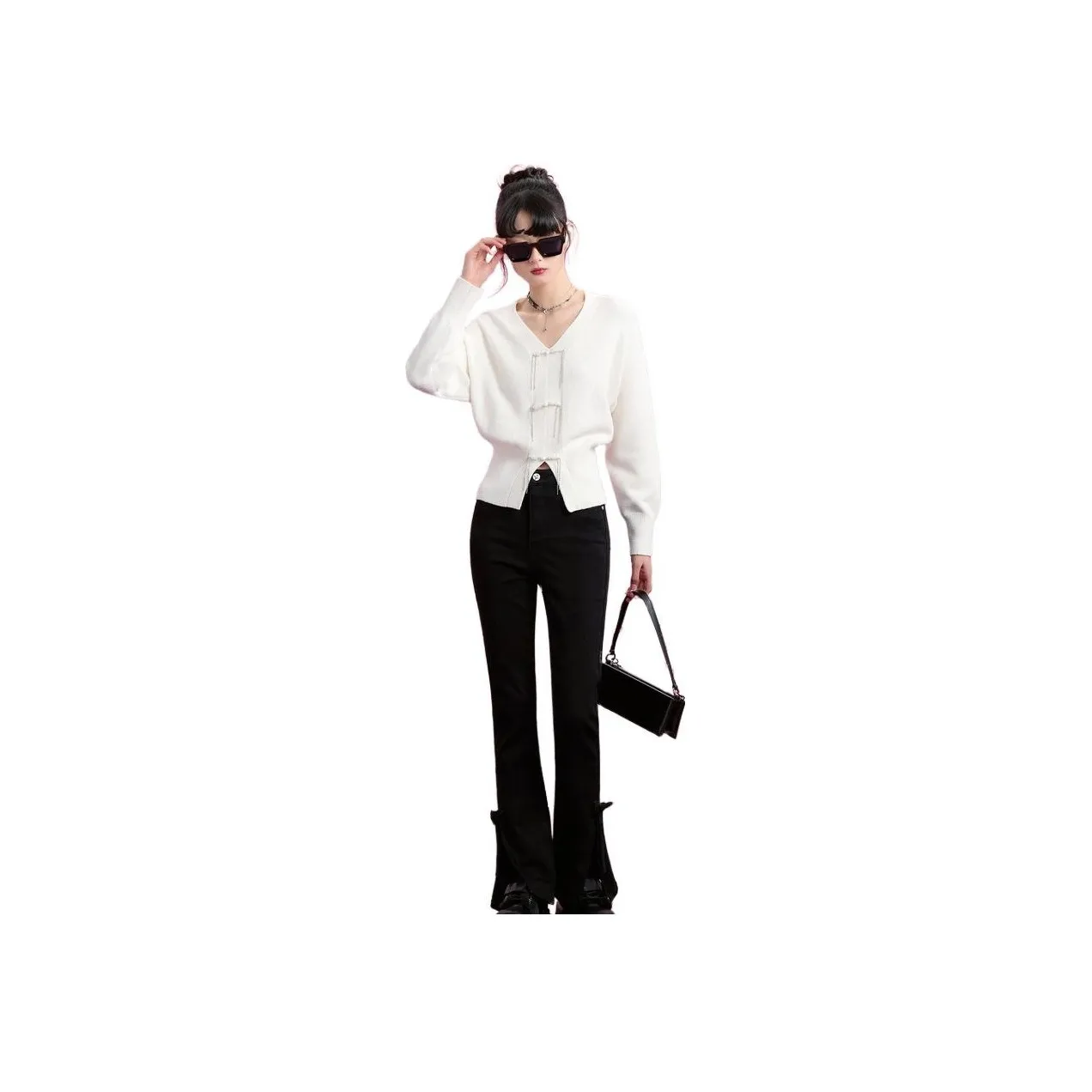 PHORM Split Bootcut Jeans Women's