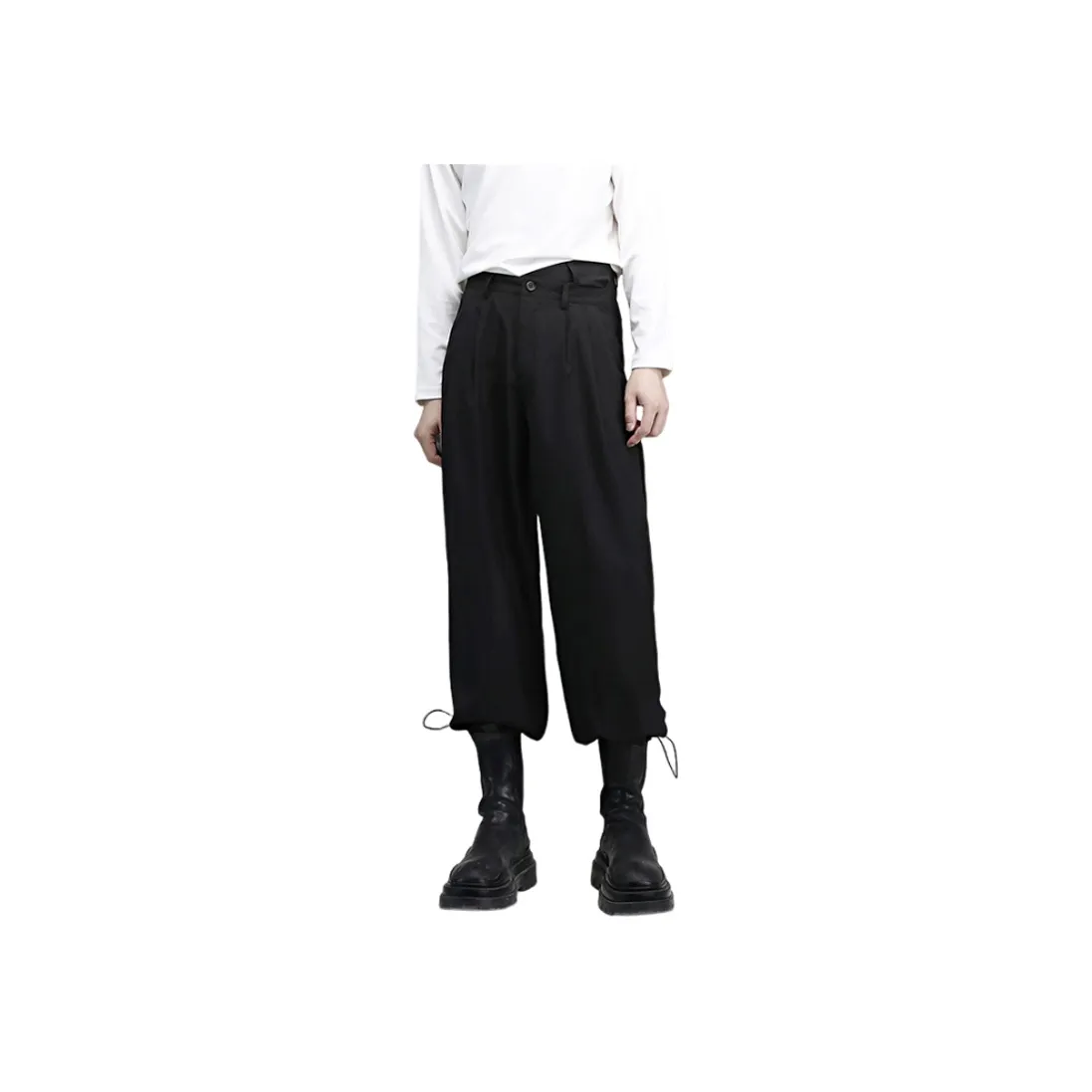 RAYSHOW Casual Pants Men's Black