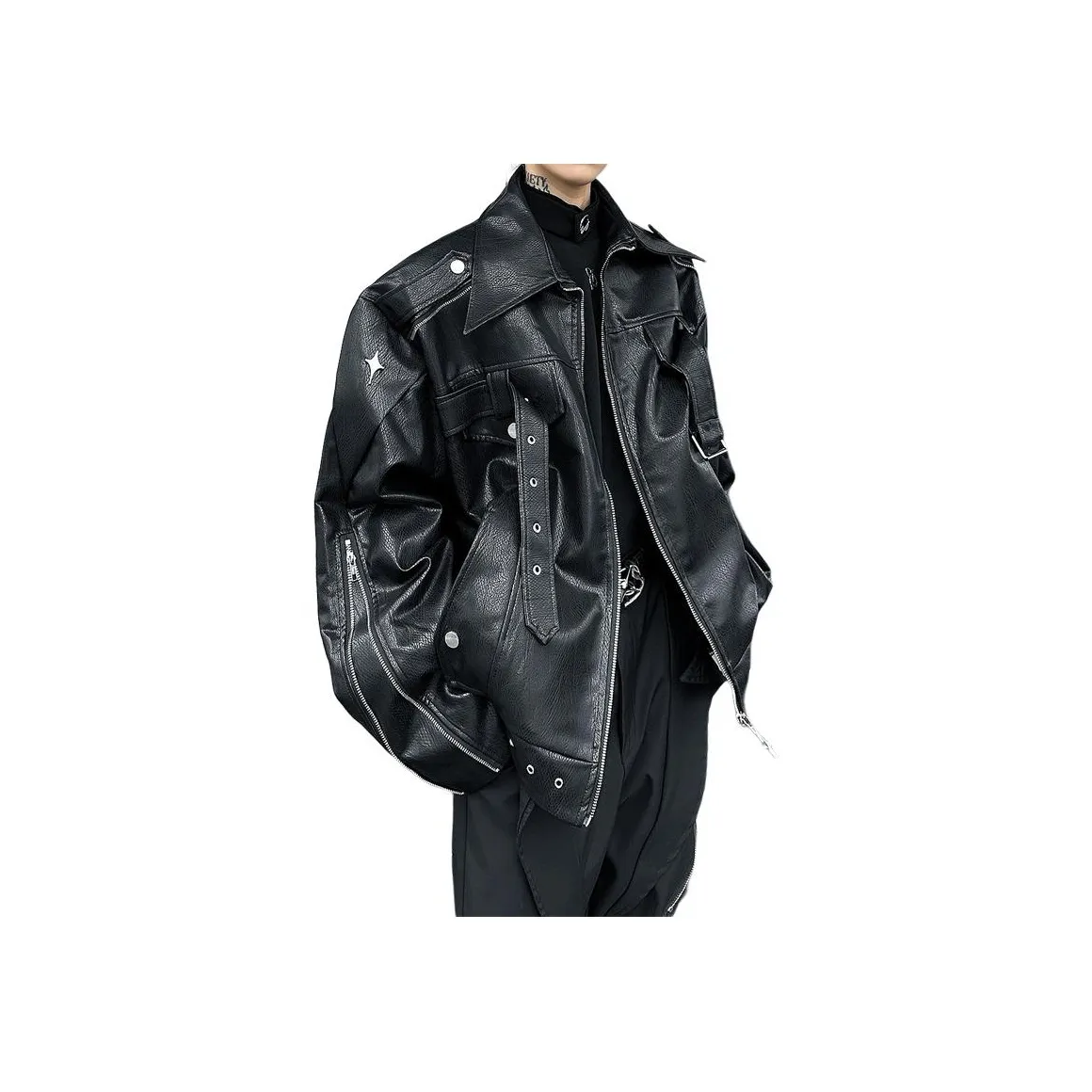 SOCKKEY Кожа Куртка Куртка Унисекс