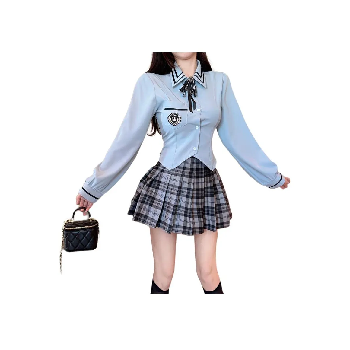 Mu Xiao Xin Two Piece Skirt Sets Women's