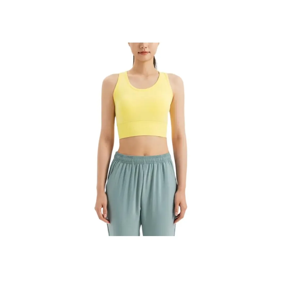 DECATHLON Sports Underwear Women's Light Lemon Yellow