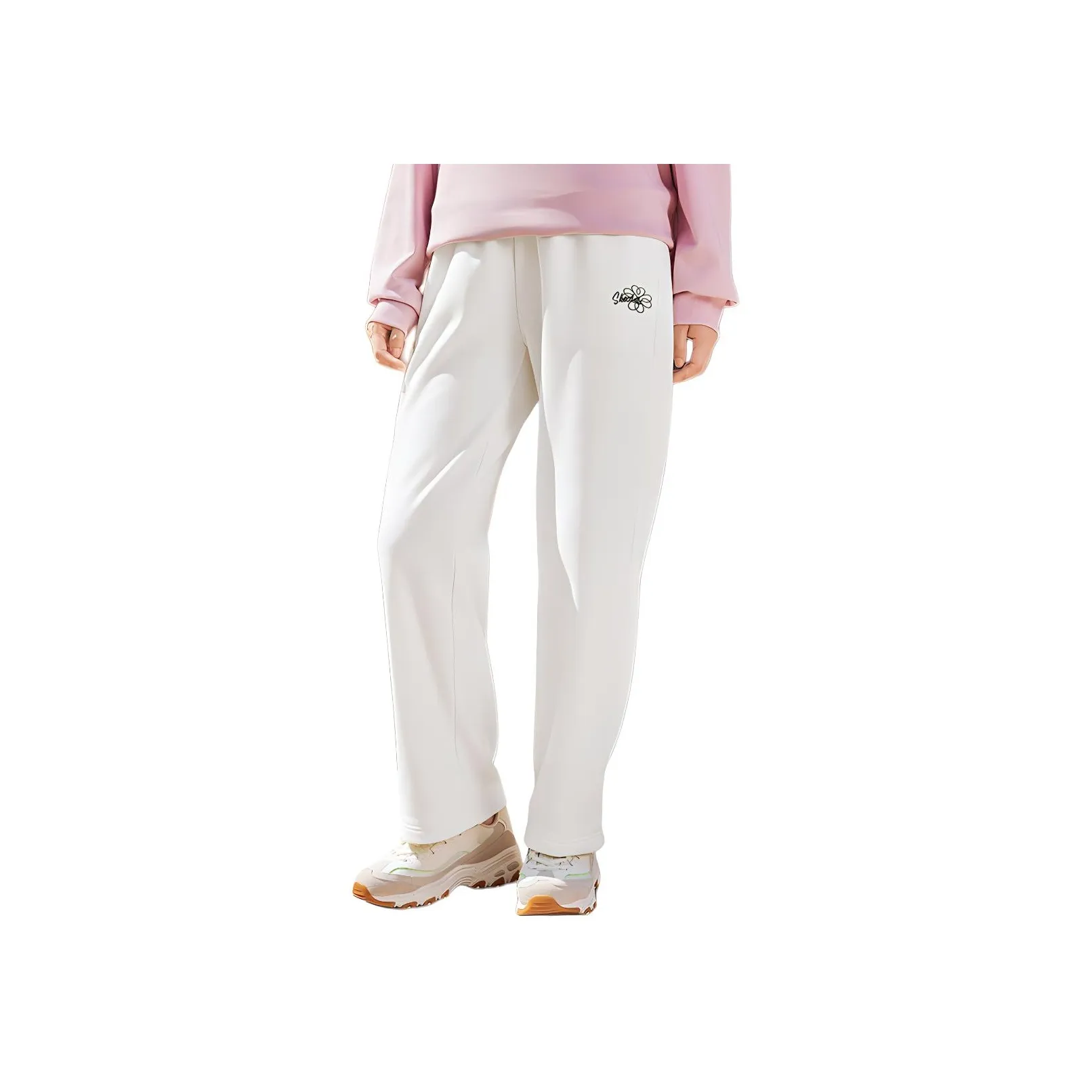 Skechers AW24 Повседневные брюки Женские Зефирный белый