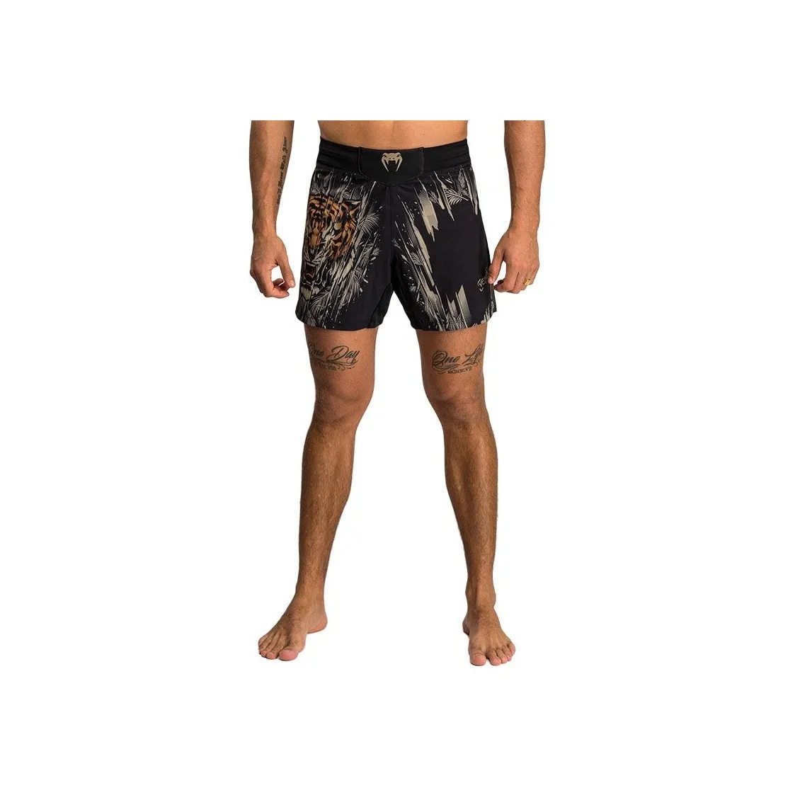 VENUM Tiger Sports Shorts Men's Black/Fluorescent Orange