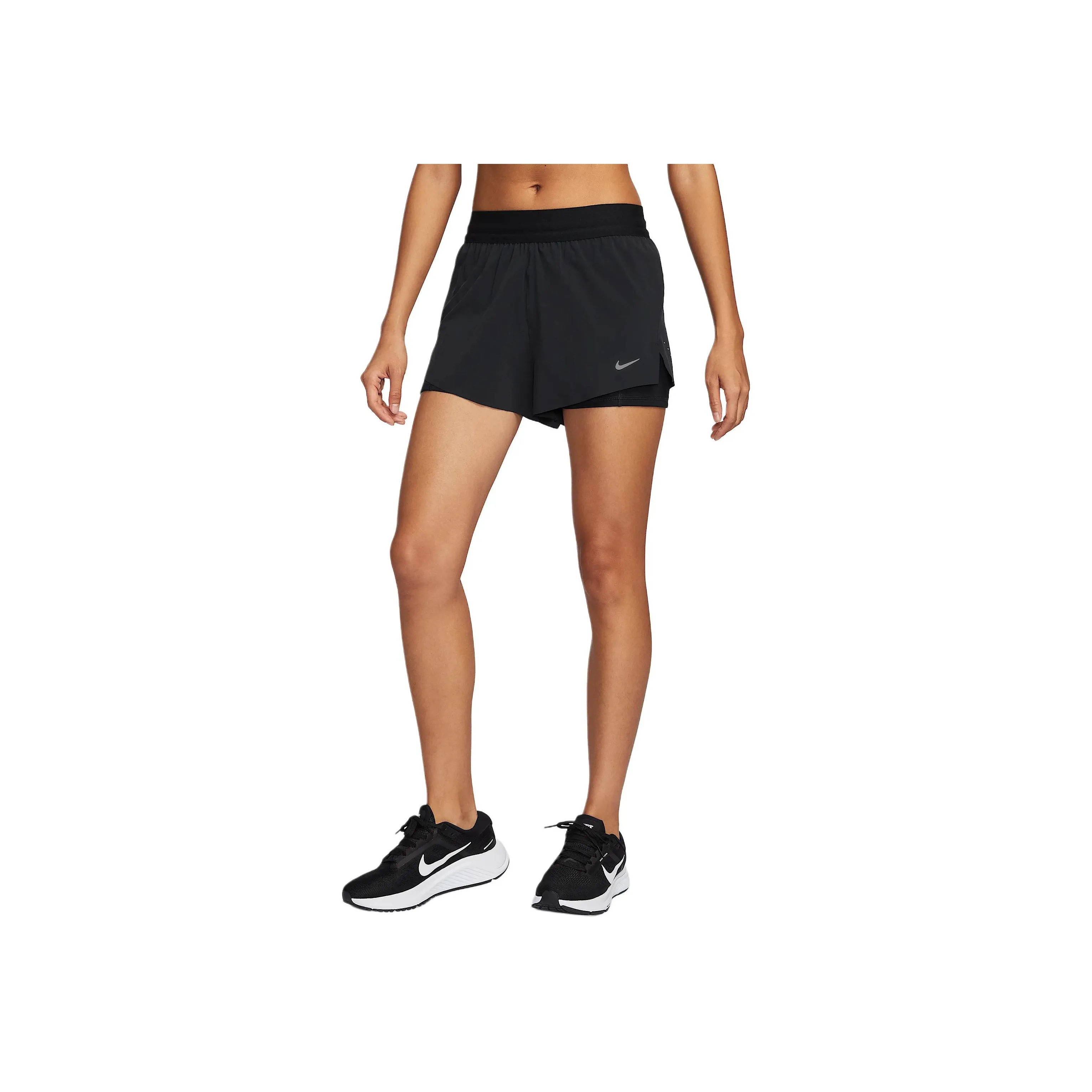Nike Повседневные шорты Женские Черные