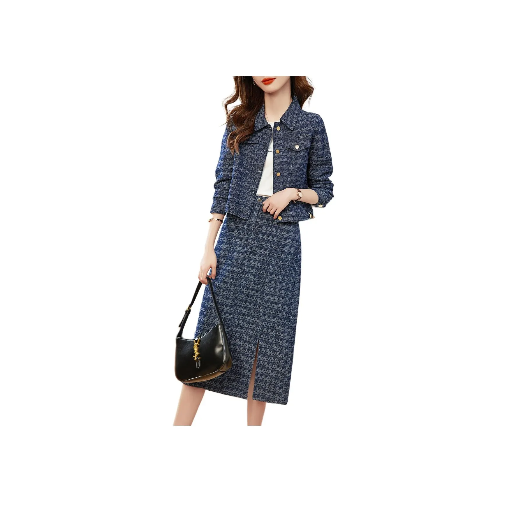 XWI Skirt Set Women's Denim Blue