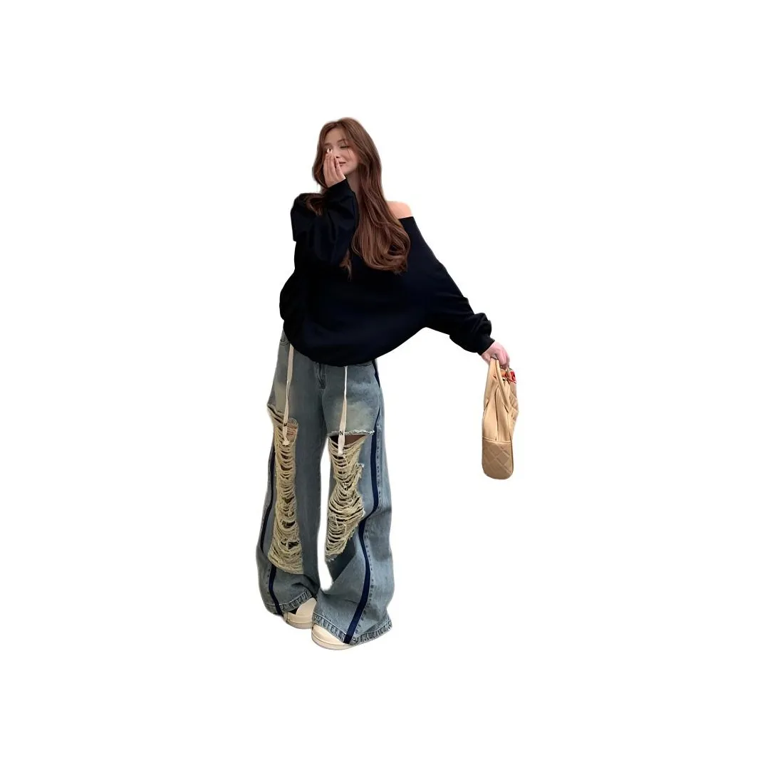 MUCCHIC Черные Женские Свитшоты