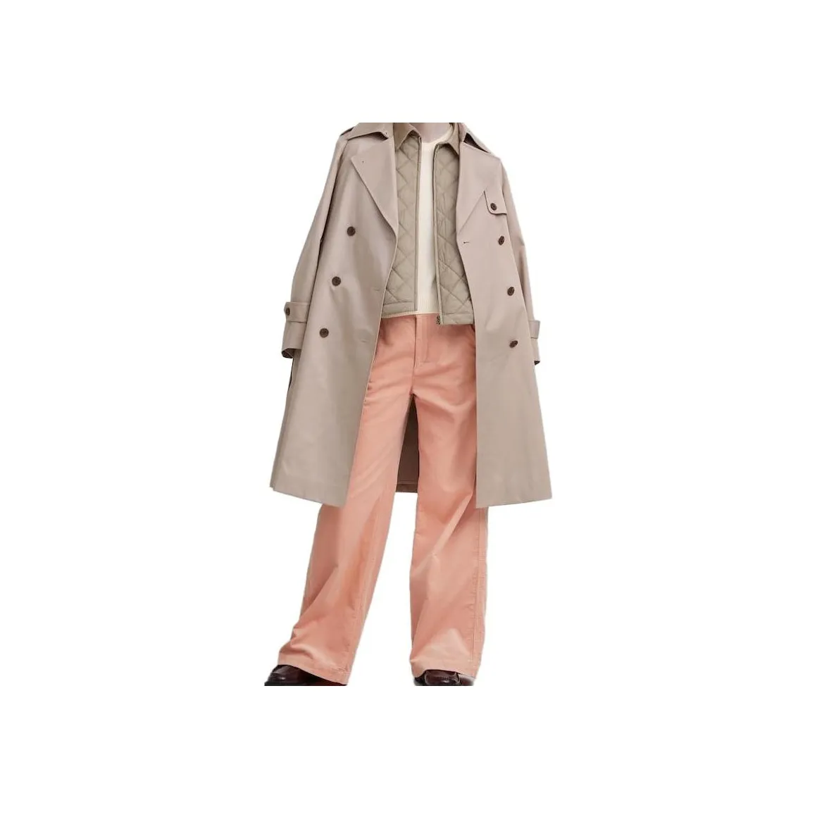 UNIQLO X Clare Waight Keller Co branded Collection Casual Pants Women's Pink