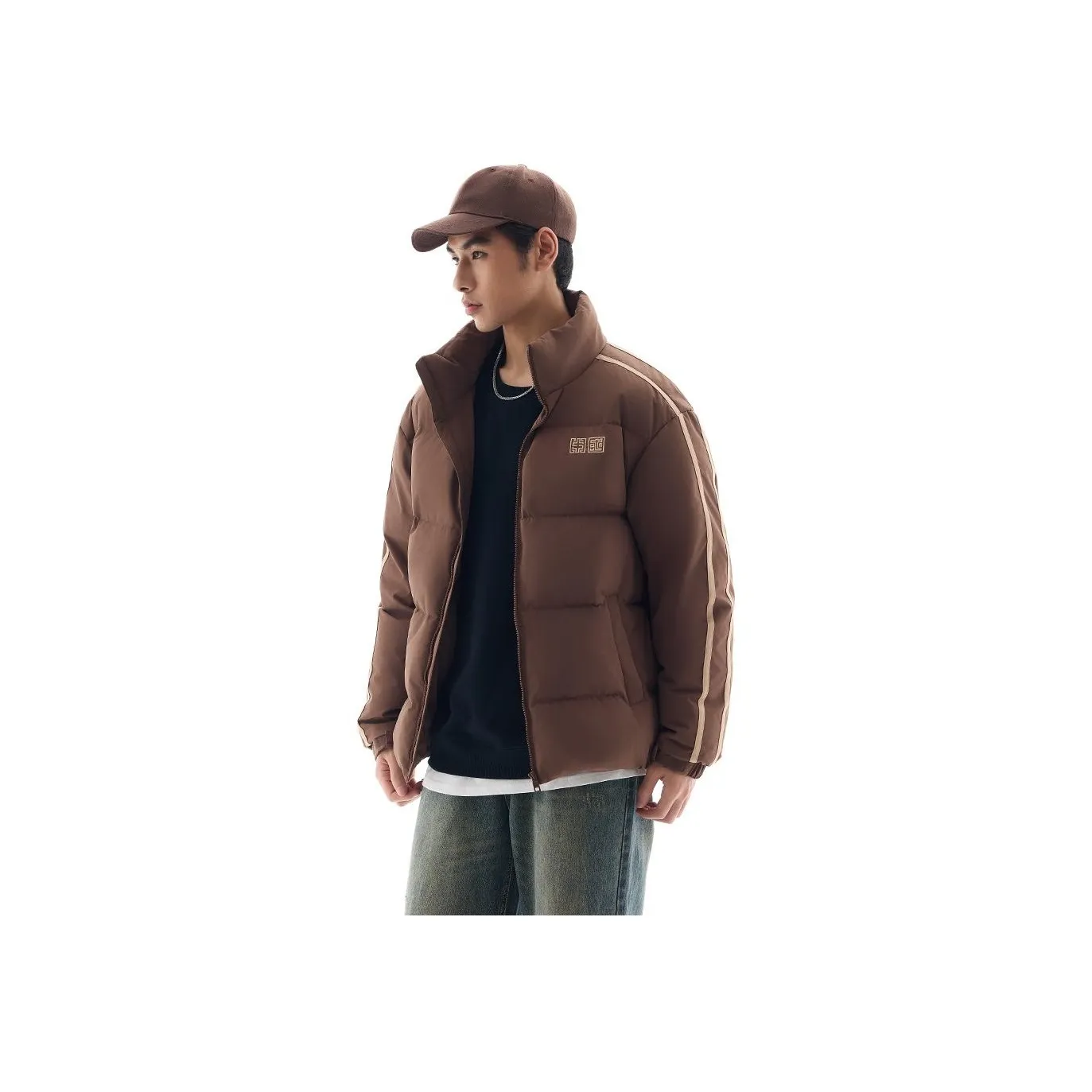 Anta Down Jacket Men's Caramel Card