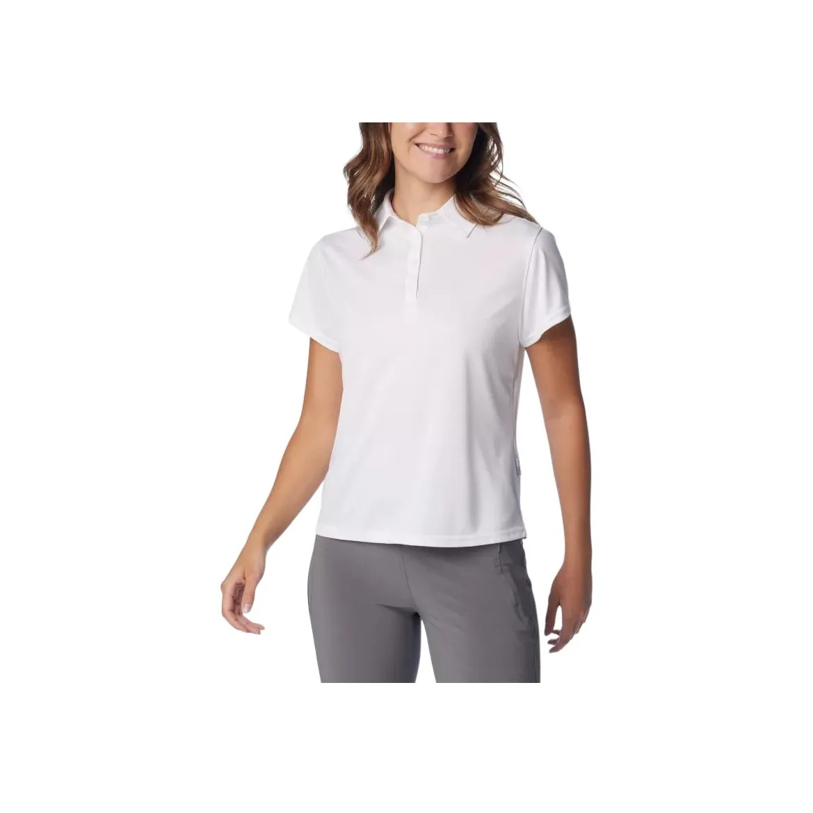 Columbia Women's PFG Tidal Tee™ Short Sleeve Polo Shirt Women's White