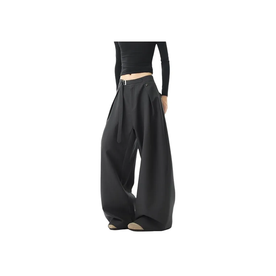 WKOOG Черные Унисекс Повседневные Штаны