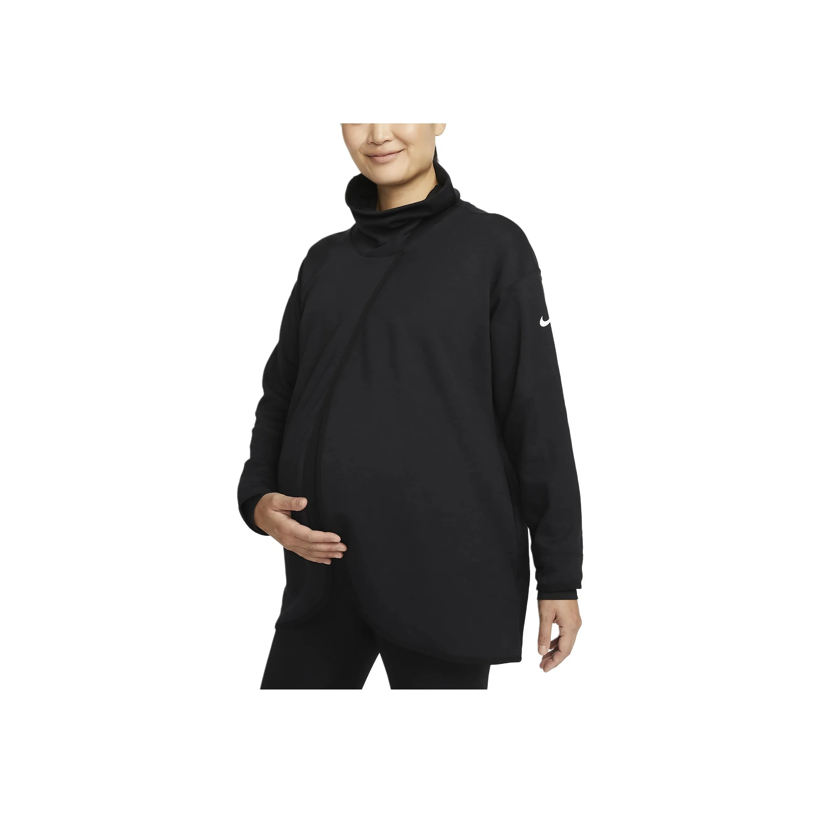 Nike Drop Shoulder Sleeve T Shirt Women's Black
