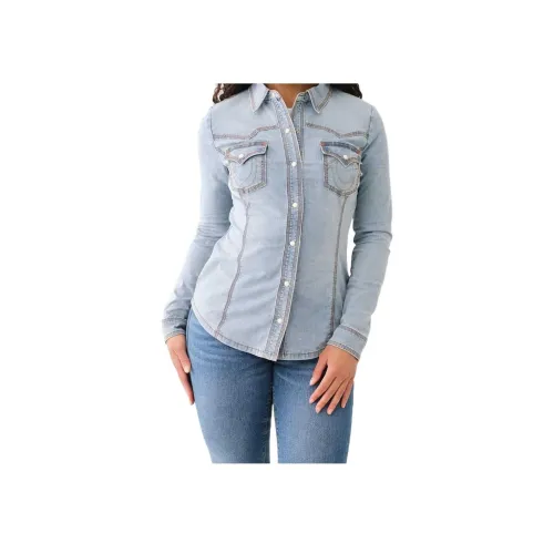 True Religion Синие Женские Рубашки