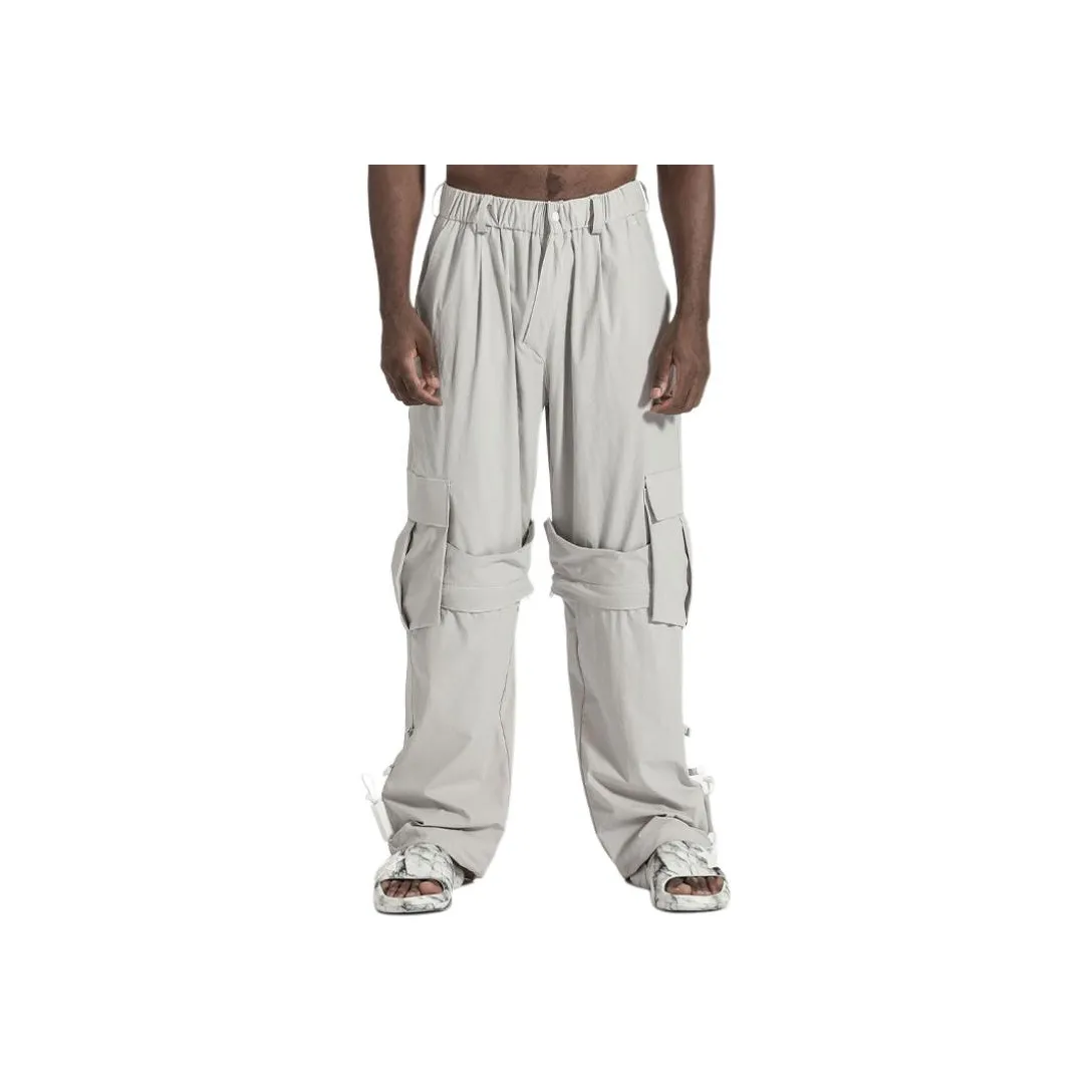 NORVINCY Western Outdoor Trendy Brand Solid Color Lightweight Cargo Pants Unisex