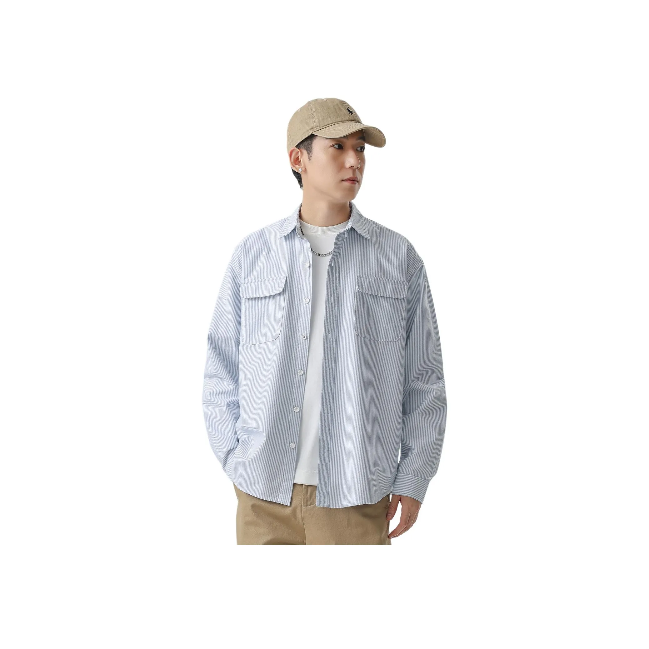 WOOD SOON Рабочая одежда Длинный рукав Рубашка Унисекс