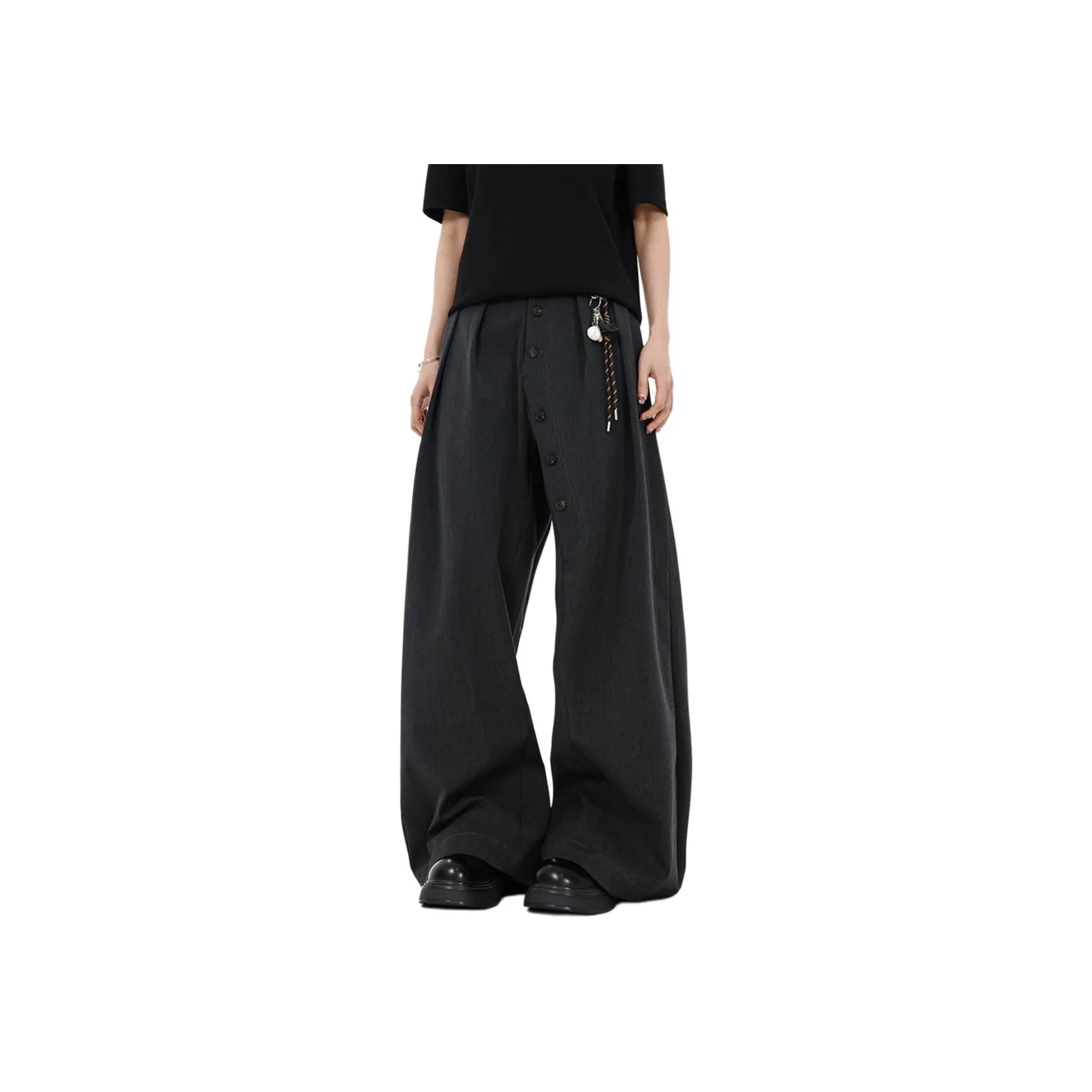 PEA Черный Унисекс Повседневные брюки