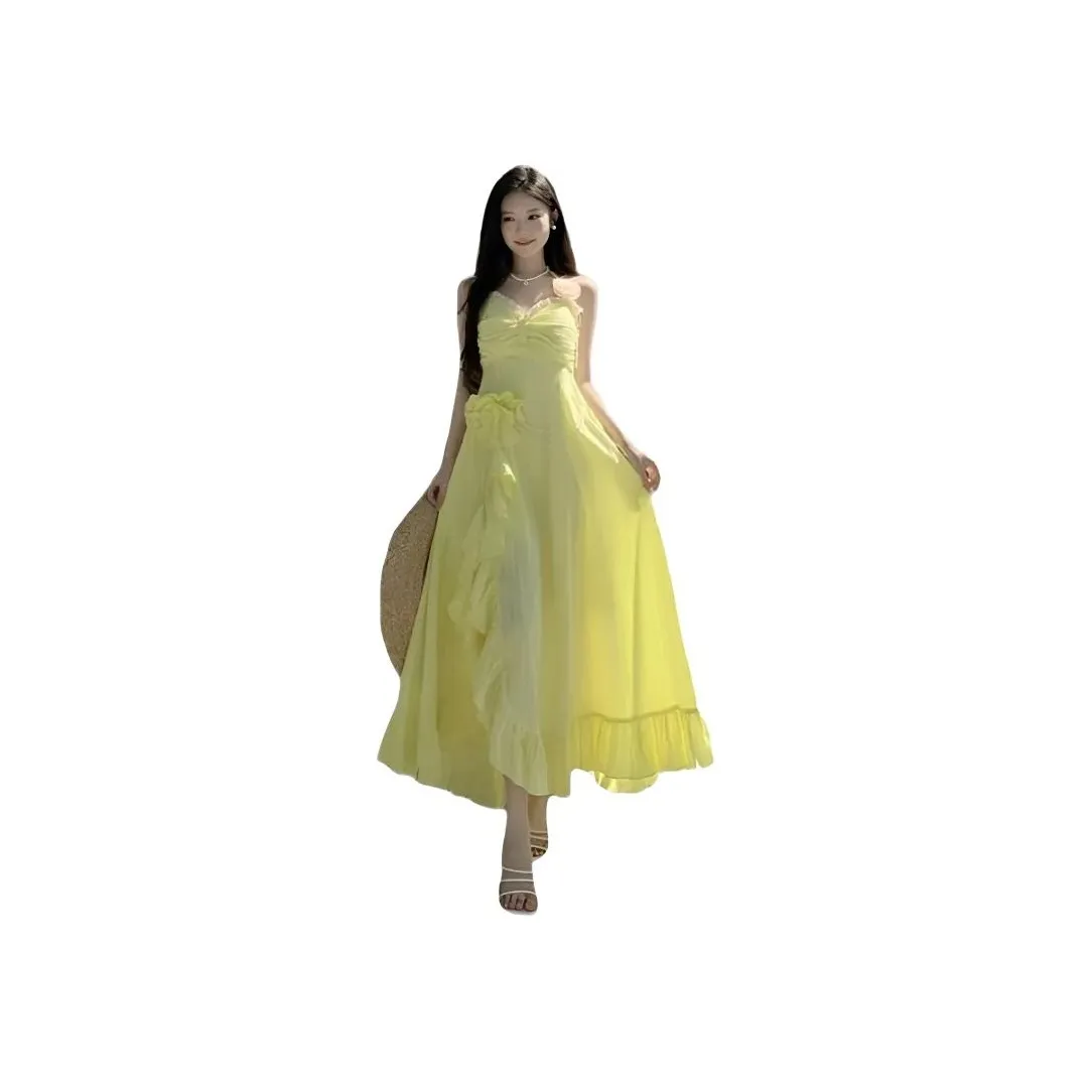 HAPG Желтые Женские Слиплатья