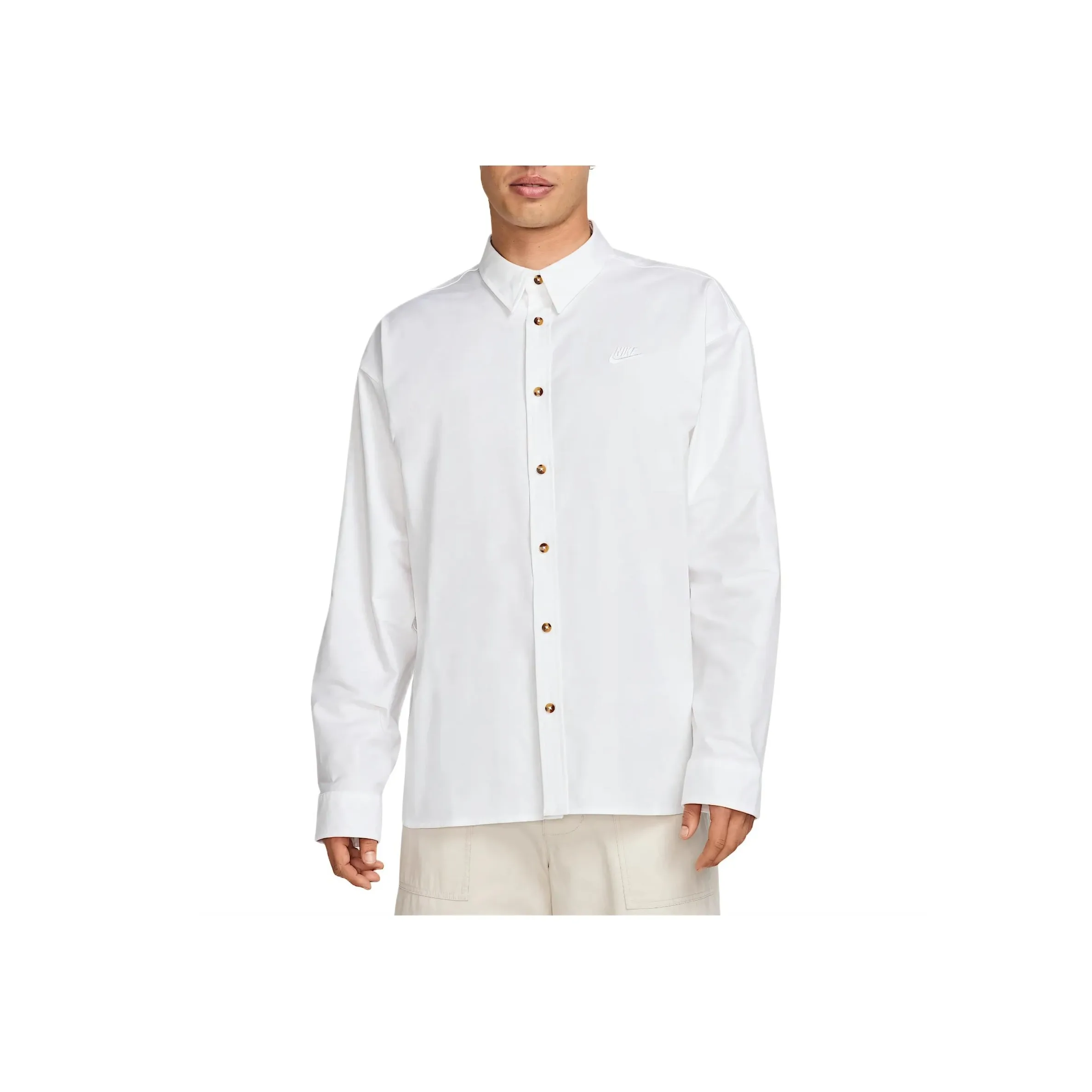 Nike Club Oxford Futura Shirt Men's White/White