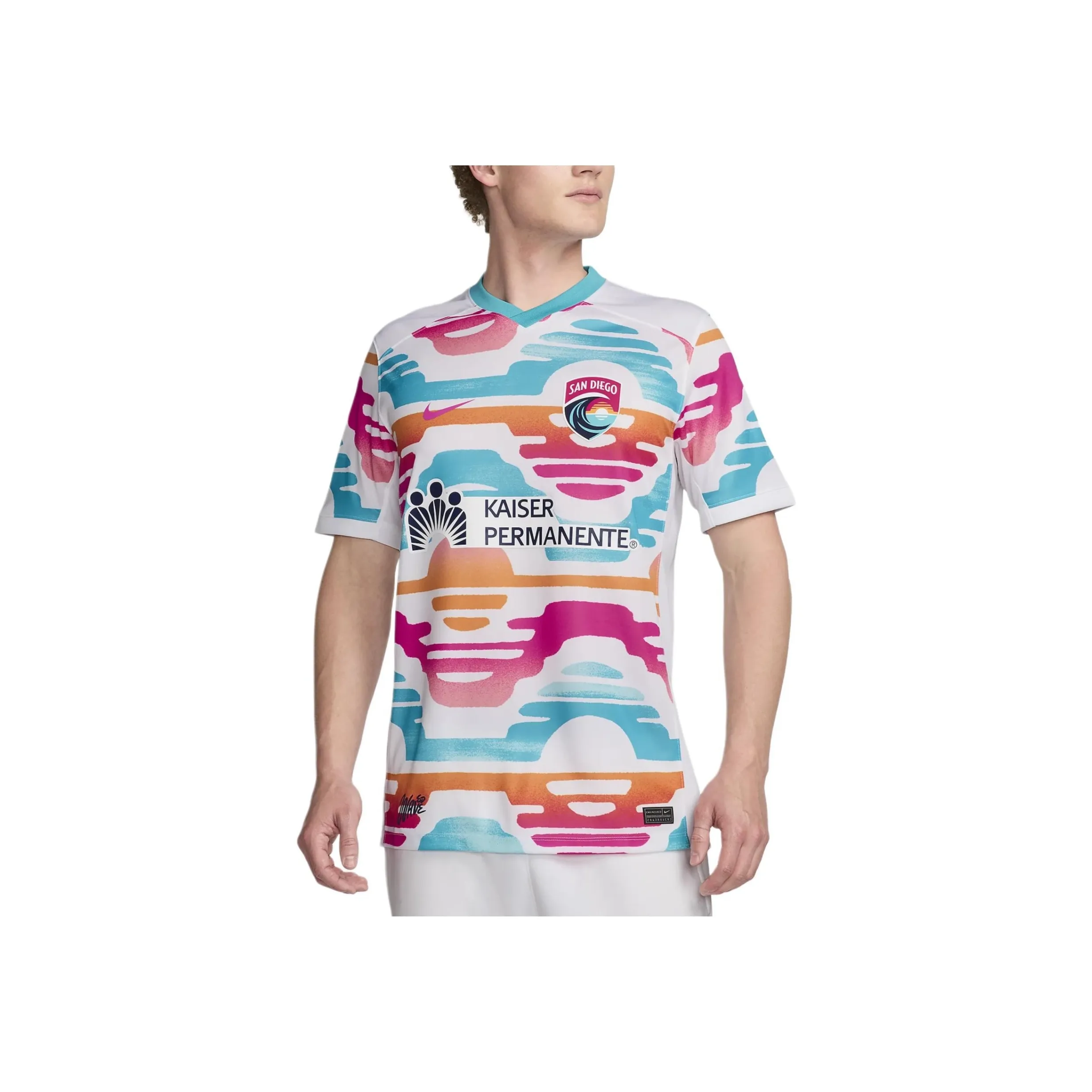 Nike San Diego Wave Fc 2024 Stadium Primary Men's Nike Dri FIT Nwsl Replica Jersey