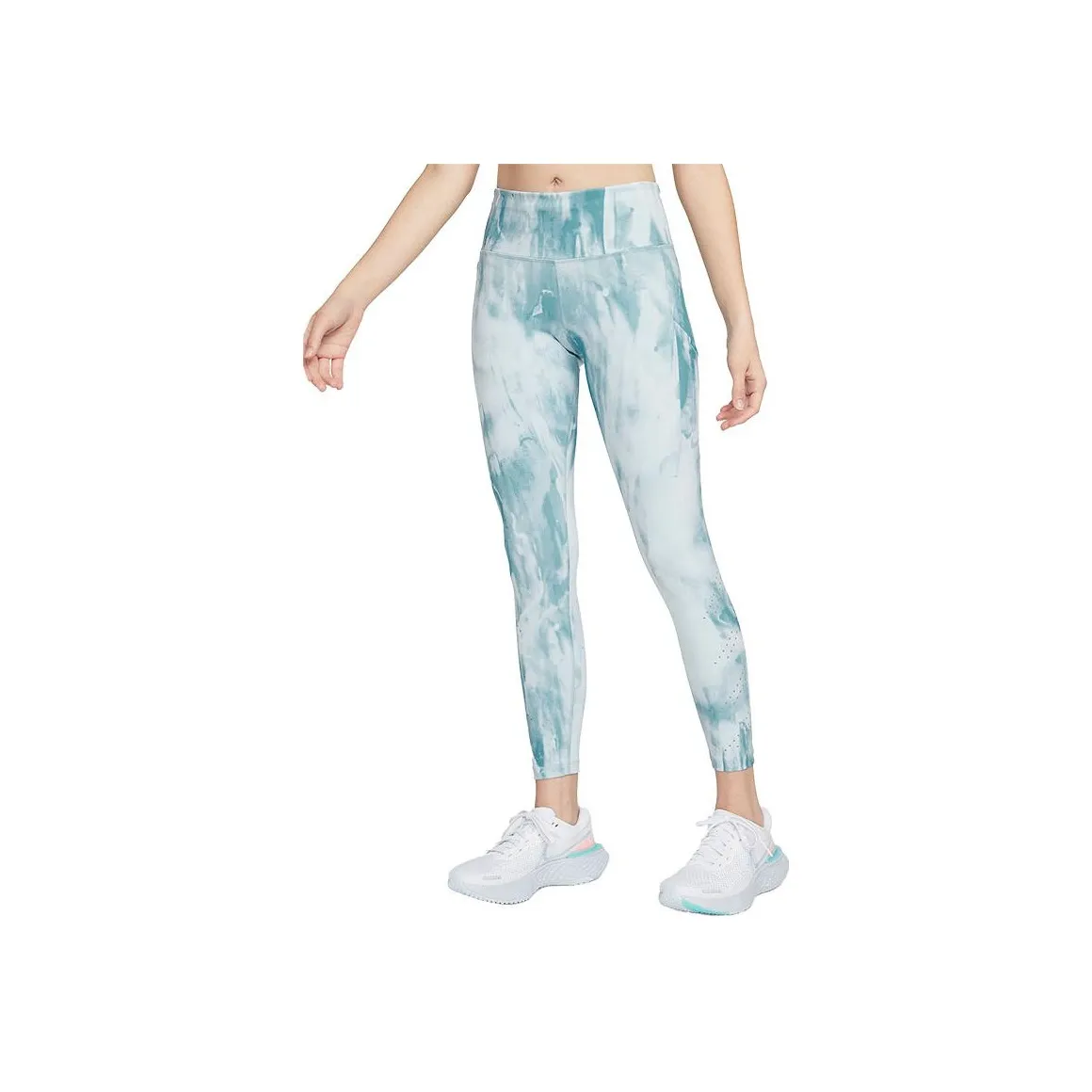 NIKE Синие Женские Спортивные Брюки