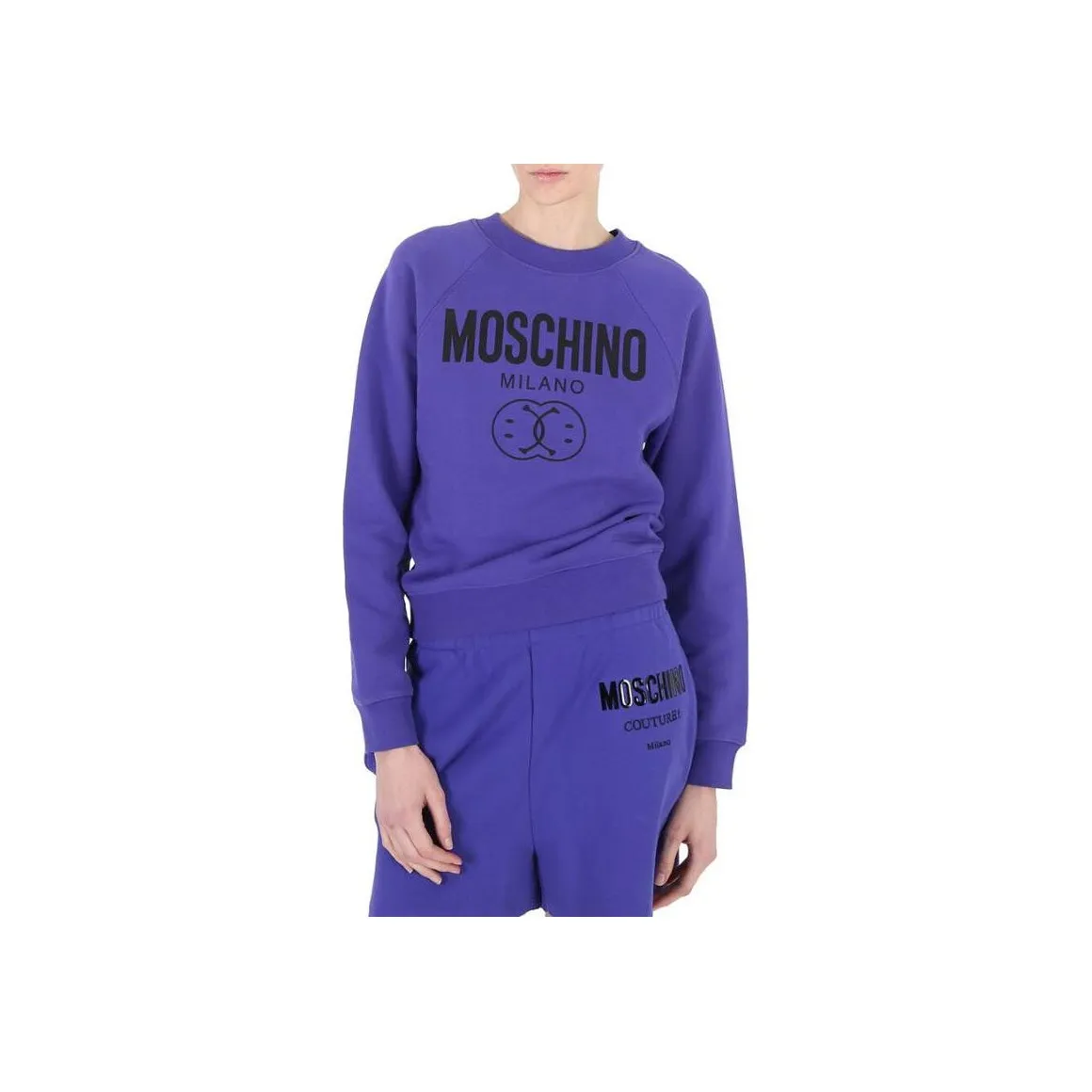 MOSCHINO Толстовка Женская Фиолетовая