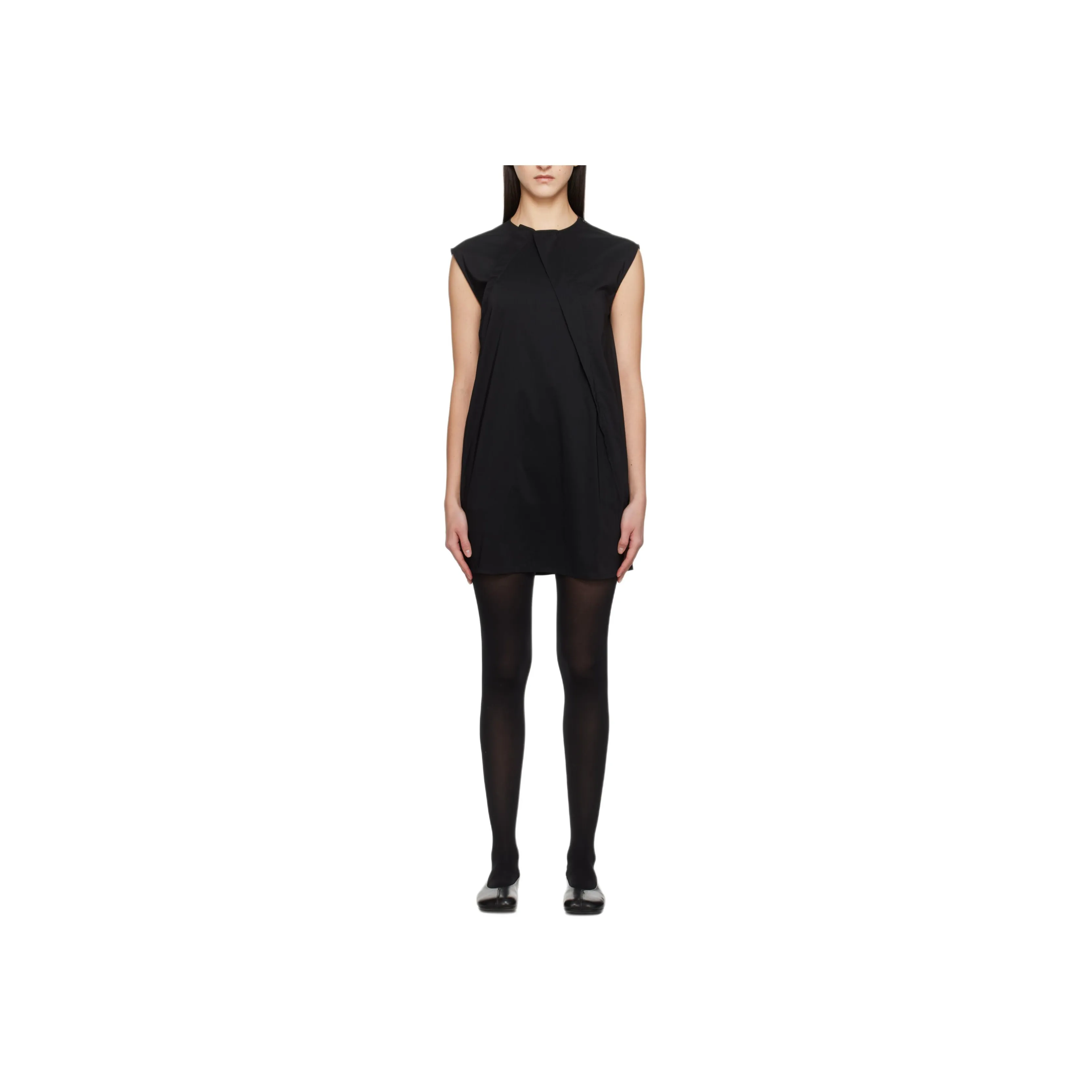 MM6 Maison Margiela Pleated Mini Dress