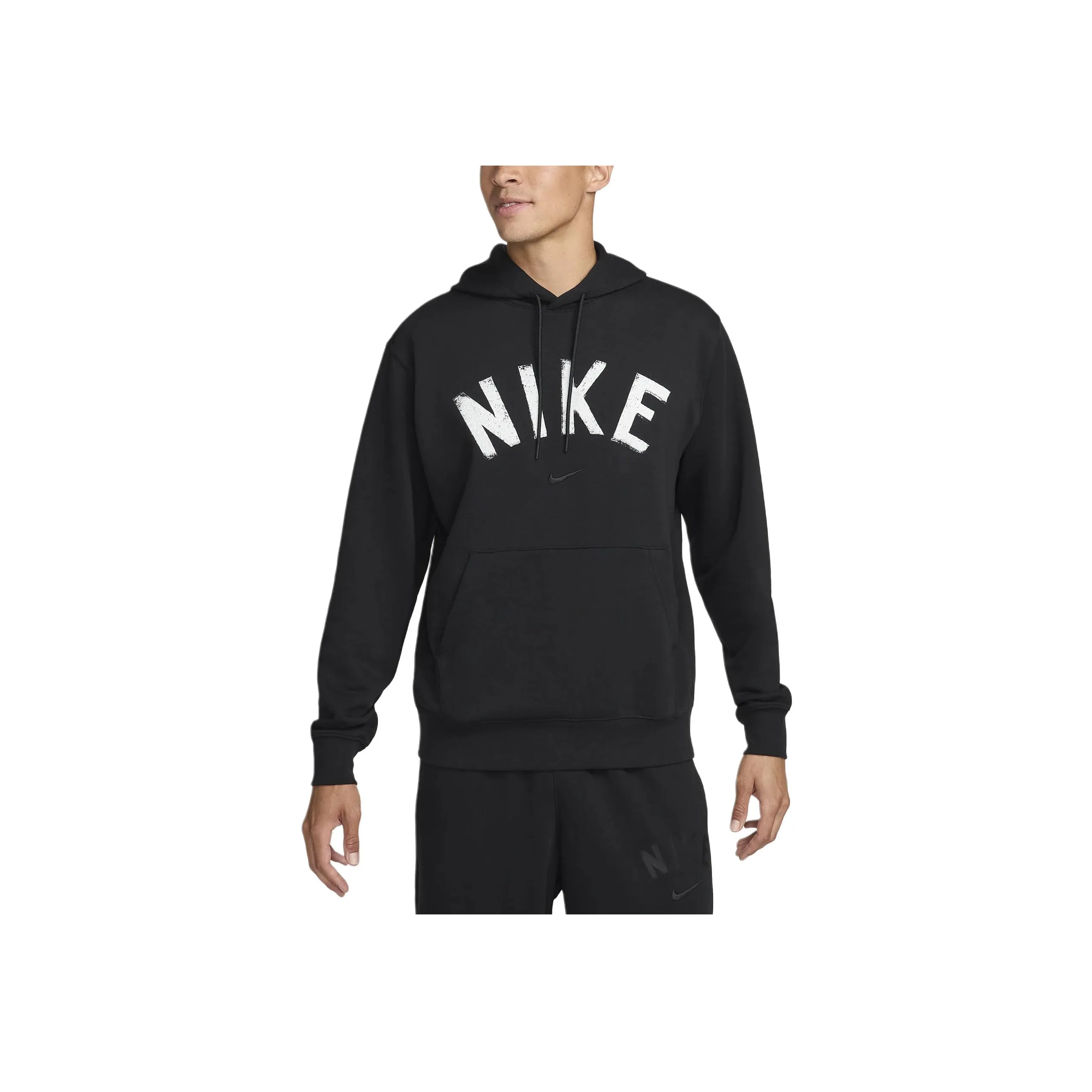 Nike Swoosh Men's Dri FIT French Terry Pullover Fitness Hoodie