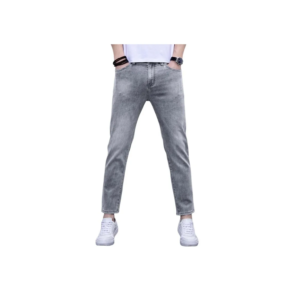 SUNDANCE Джинсы Мужские Светло-Серые