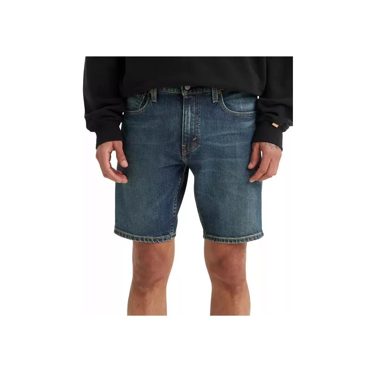 Levis Blue Men's Denim Shorts Левис Синий Мужские Джинсовые Шорты