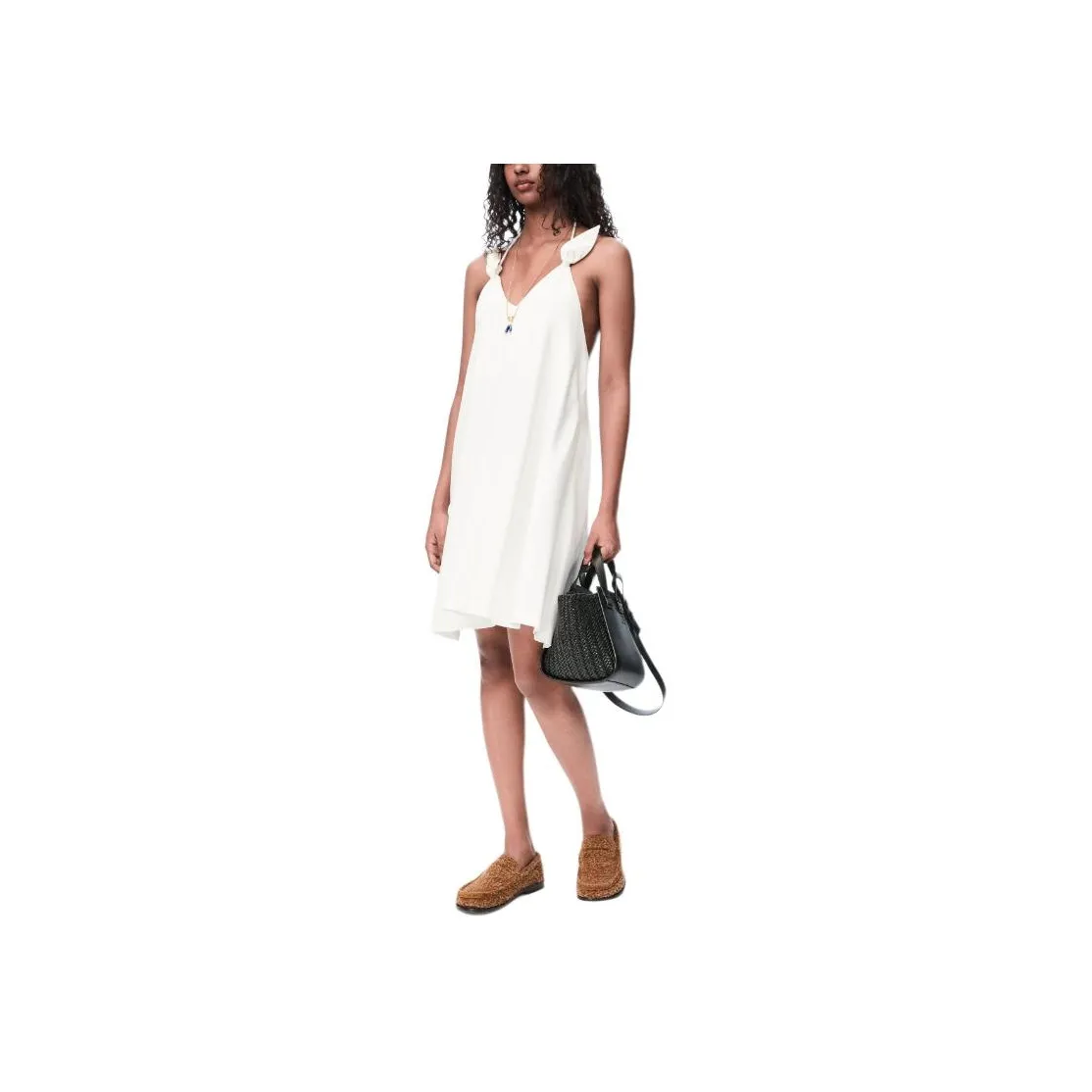LOEWE Flamenco Halterneck Mini Dress