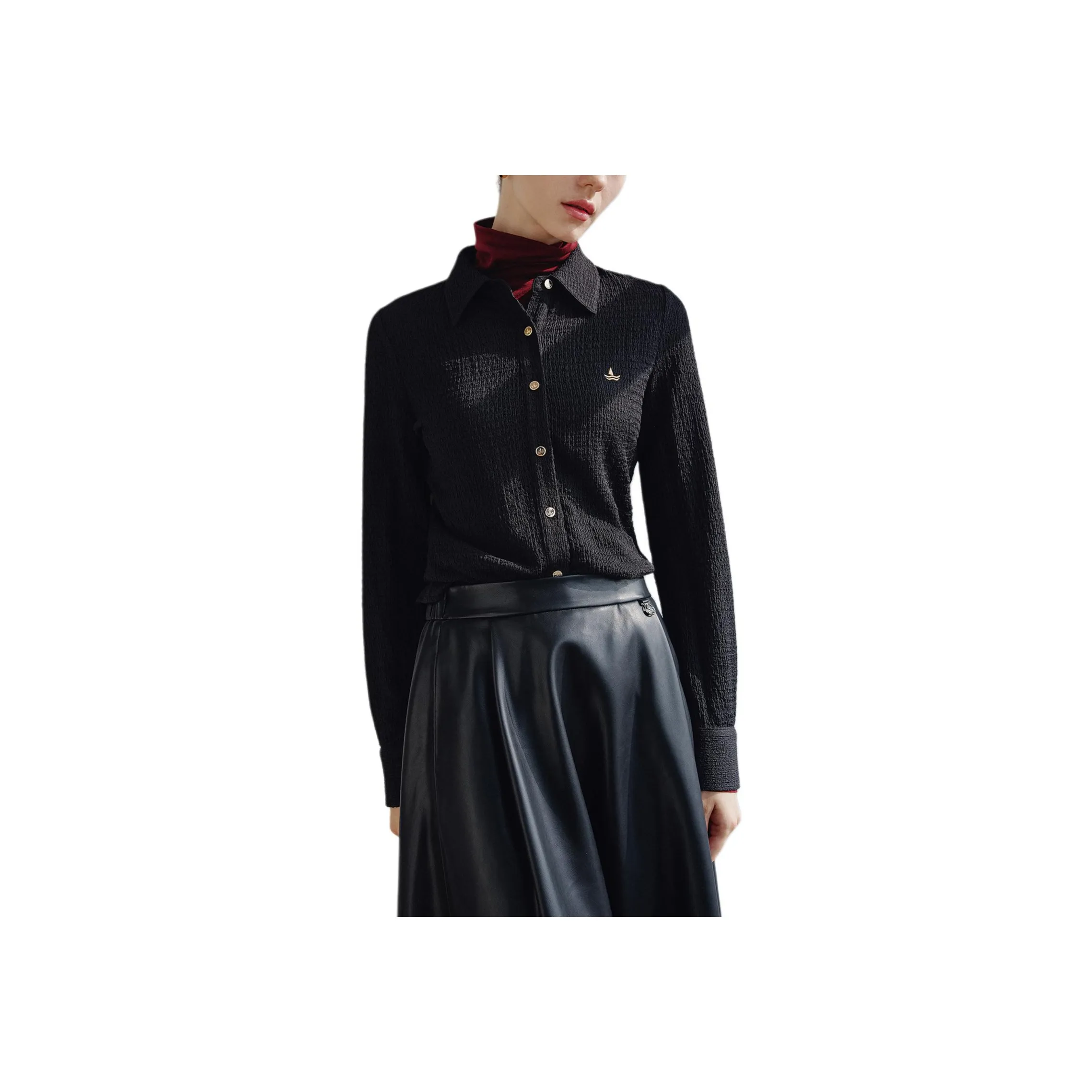 NAVIGARE Ночной Черный Женские Рубашки